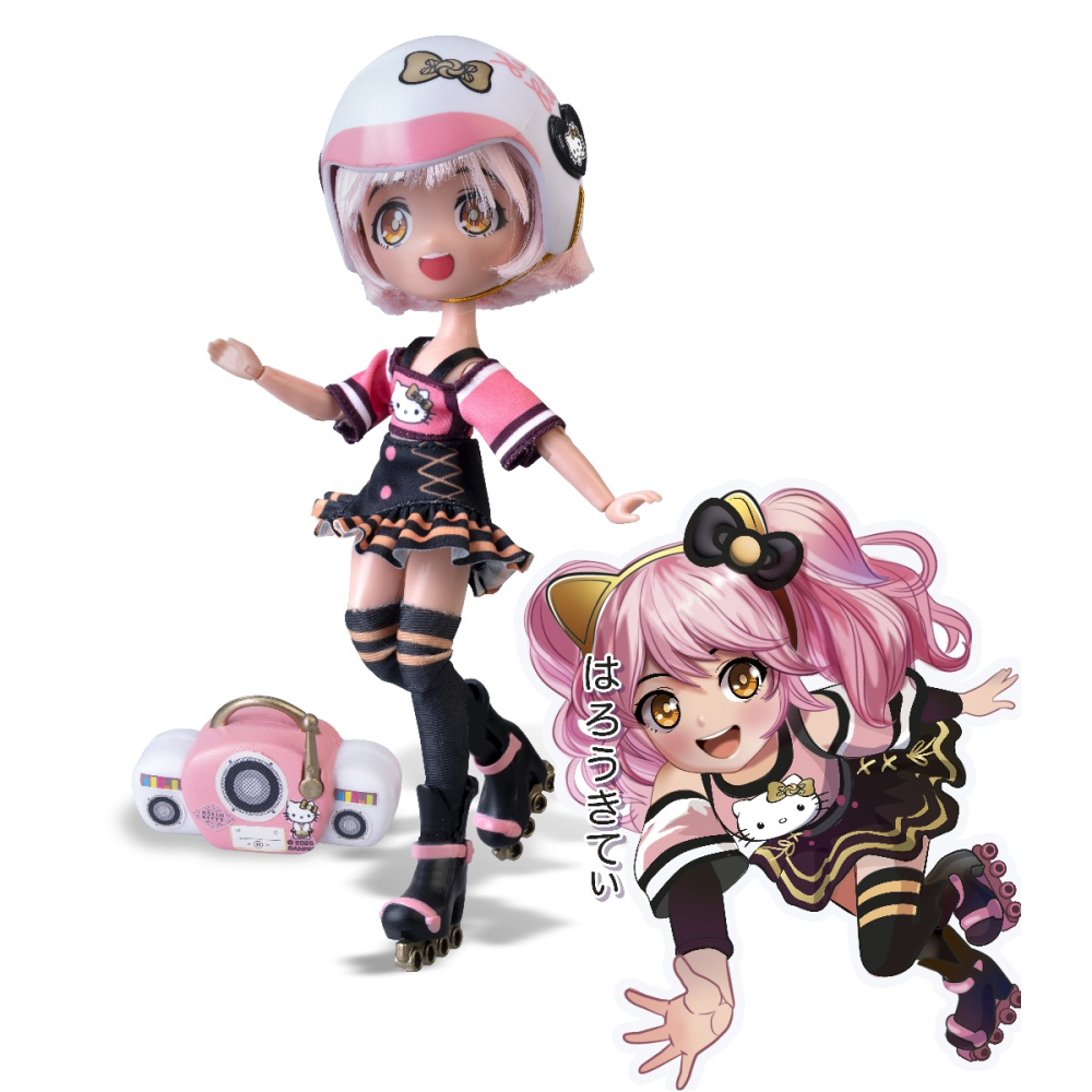 Hello Kitty - Papusa Manga Golden Diva Roller cu accesorii copii varsta 3-5 ani|5-7 ani|7-9 ani [3]