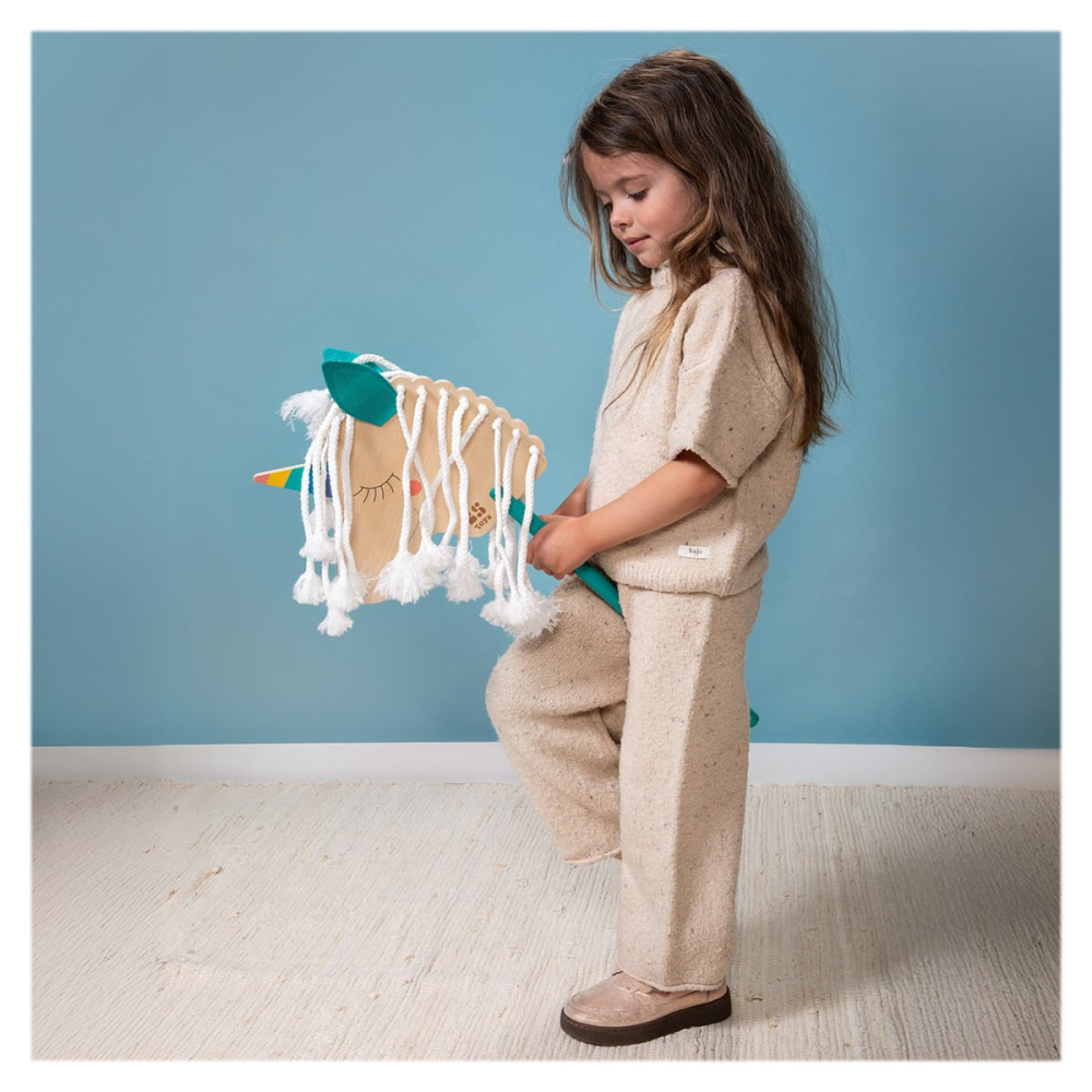 Hobby unicorn, unicorn de calarit pe bat, copii varsta 3-10 ani [2]