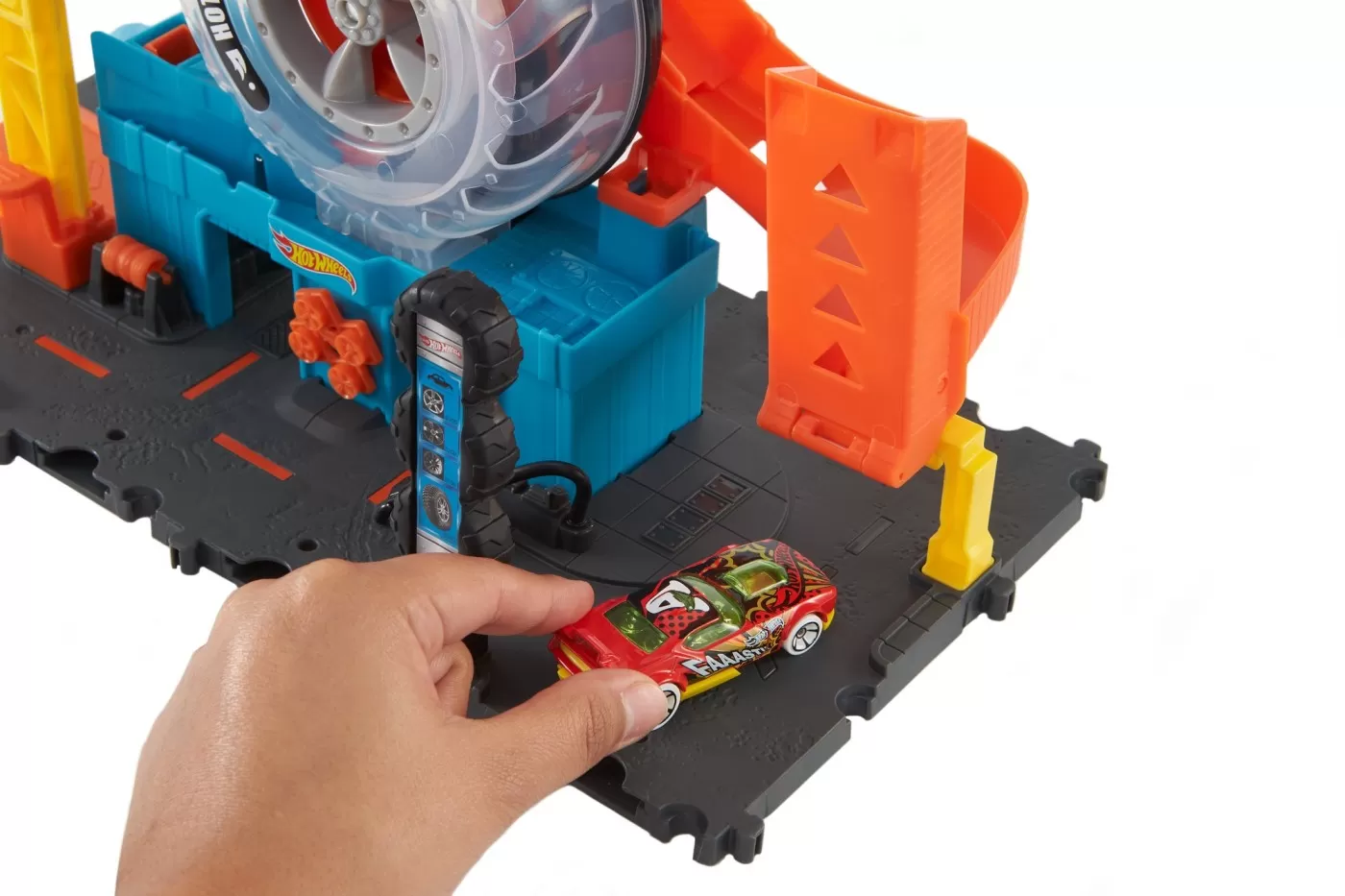 Hot wheel city vulcanizarea super twist, varsta de la 4 ani la 10 ani [5]