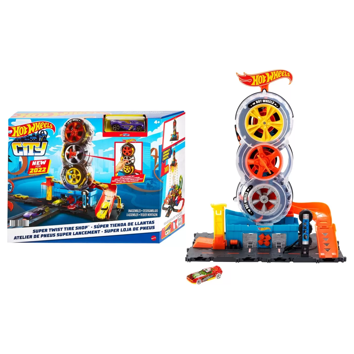 Hot wheel city vulcanizarea super twist, varsta de la 4 ani la 10 ani [7]