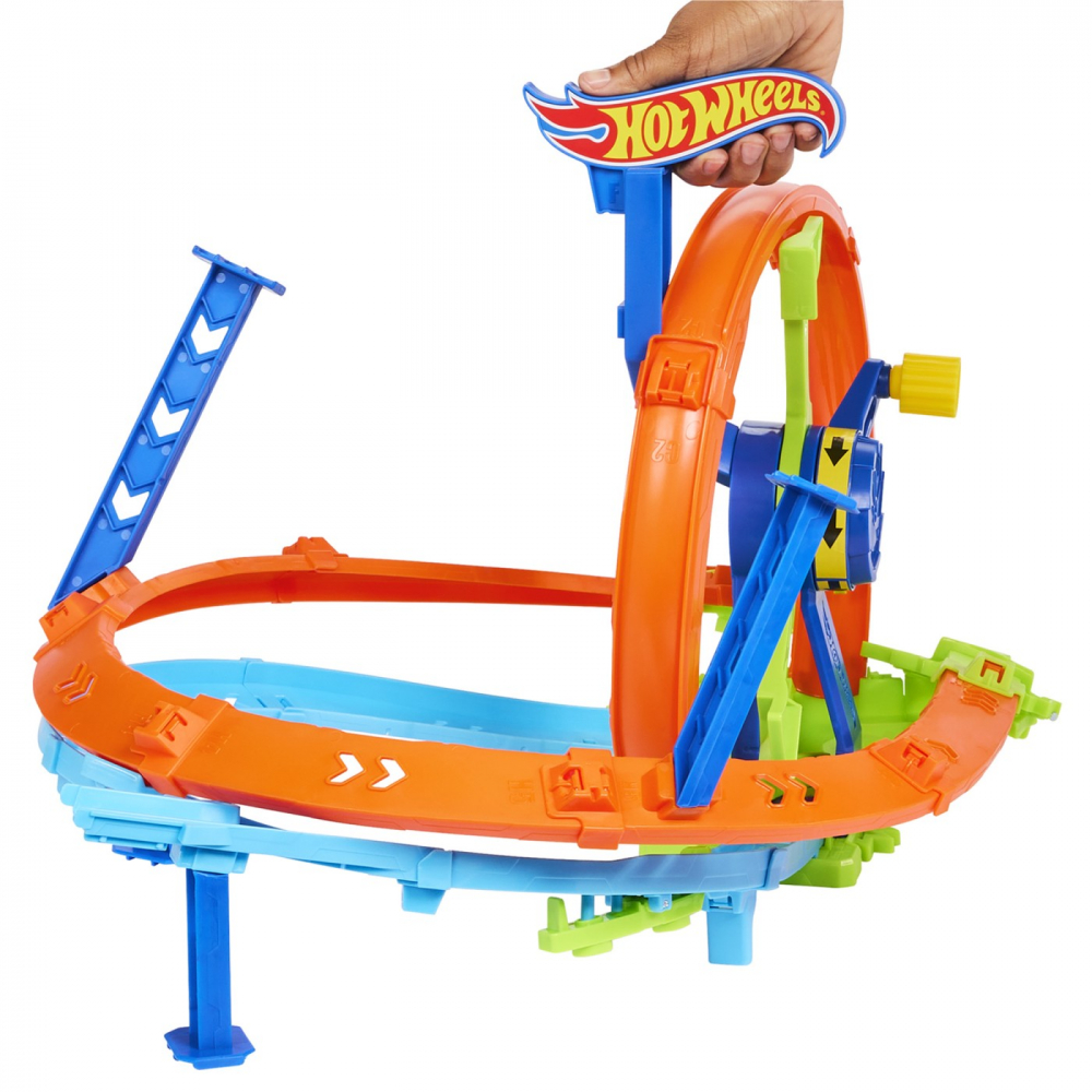 Hot wheel stunt tracks cursa lansare rapida in bucla, varsta de la 4 ani la 8 ani [3]