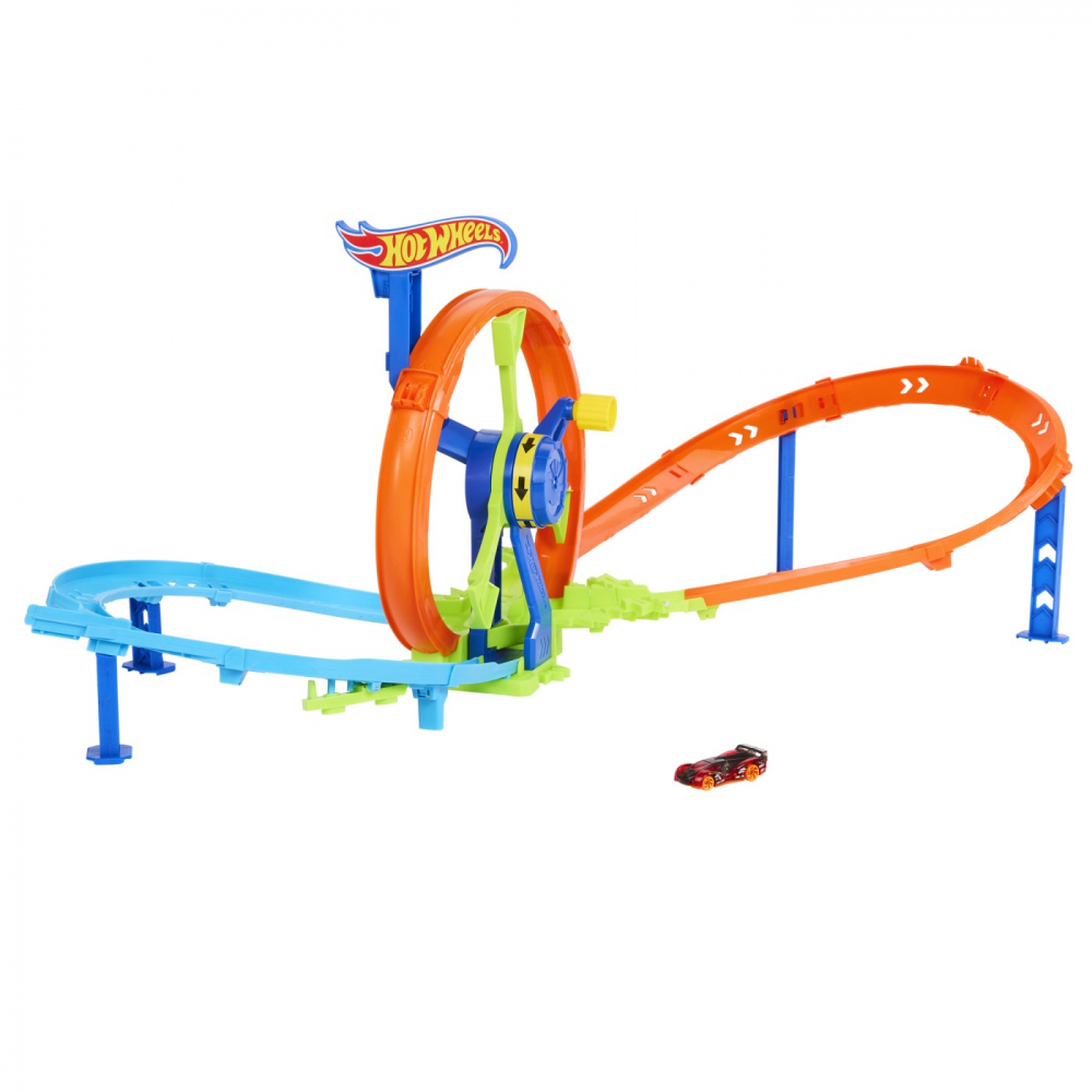 Hot wheel stunt tracks cursa lansare rapida in bucla, varsta de la 4 ani la 8 ani [2]
