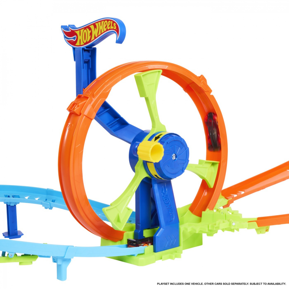 Hot wheel stunt tracks cursa lansare rapida in bucla, varsta de la 4 ani la 8 ani [4]
