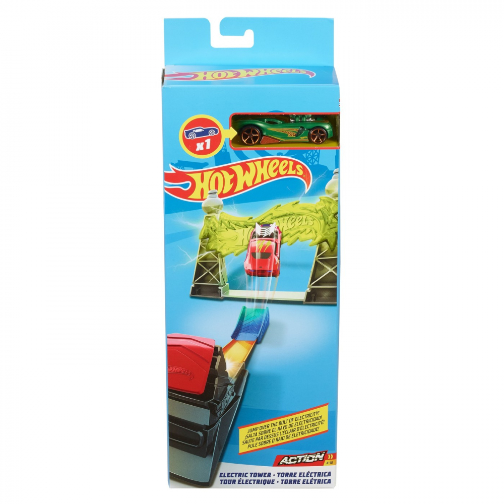 Hot wheels action classic stunt turnul electric, varsta de la 4 ani la 10 ani [1]