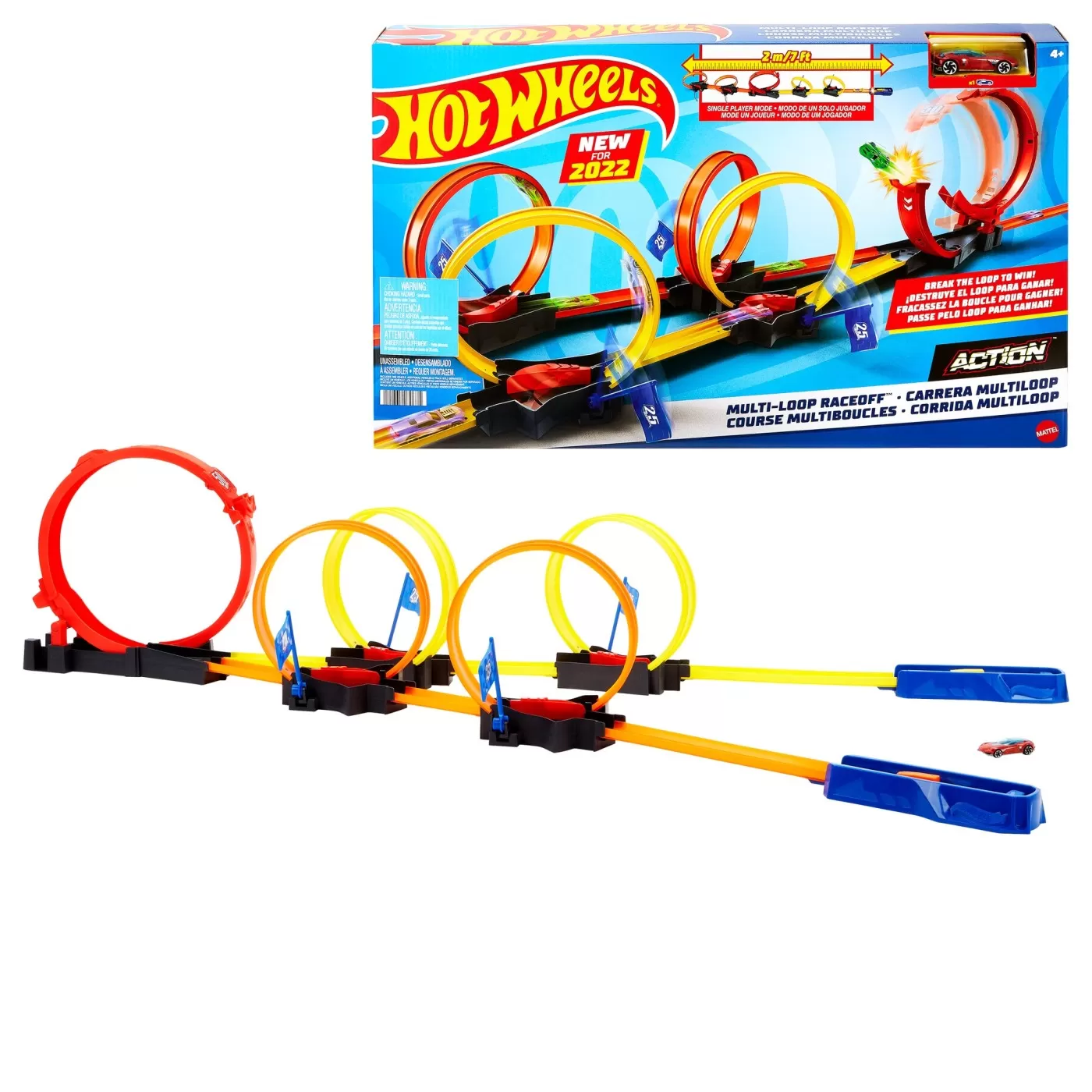 Hot wheels action pista buclelor duble, varsta de la 4 ani la 8 ani [8]