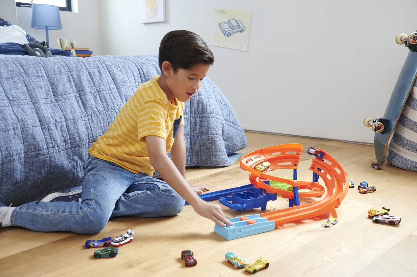 Hot wheels action set circuit dublu, varsta de la 4 ani la 8 ani [4]