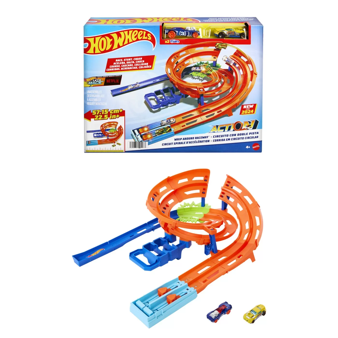 Hot wheels action set circuit dublu, varsta de la 4 ani la 8 ani [7]