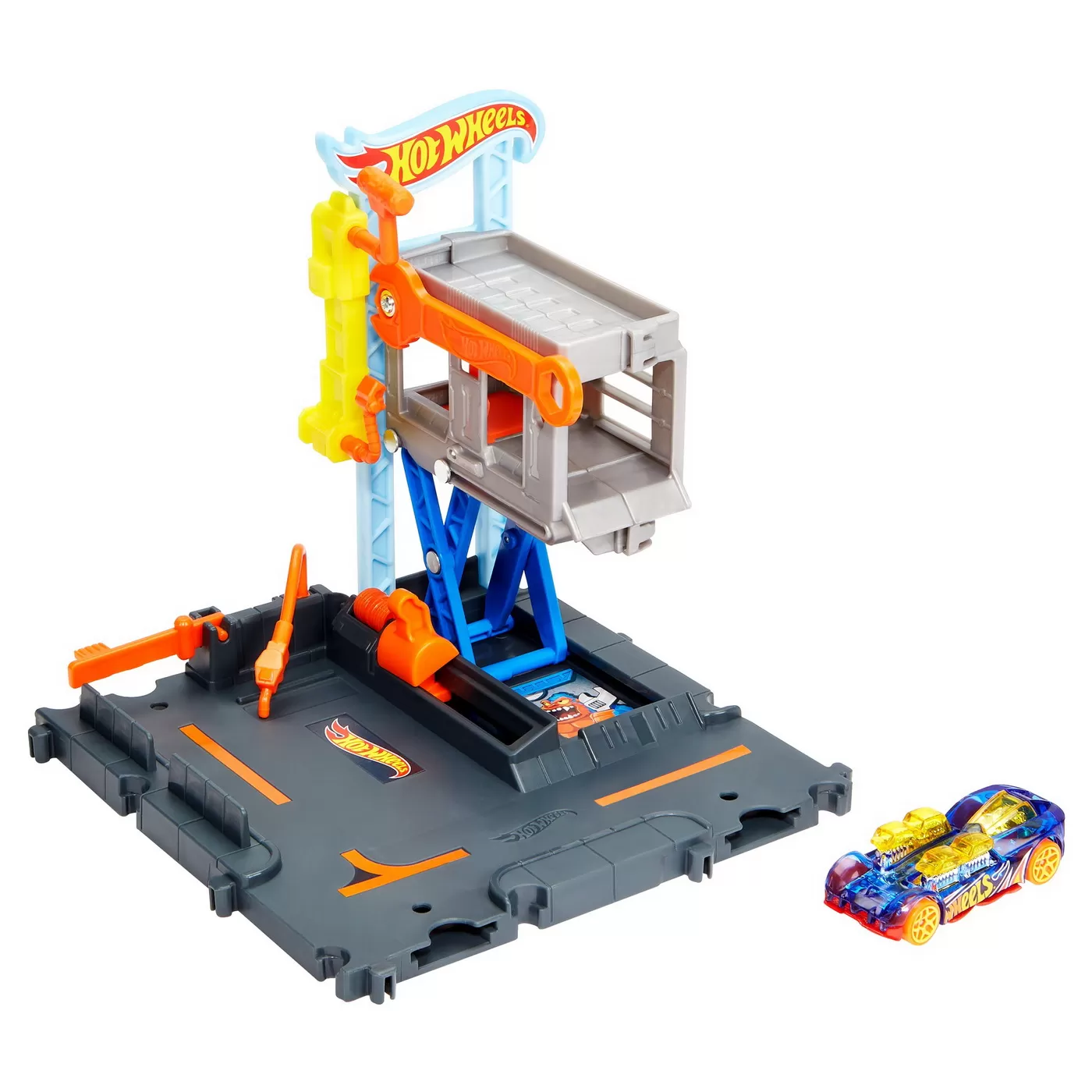 Hot wheels city atelier de reparatii, varsta de la 4 ani la 8 ani [5]