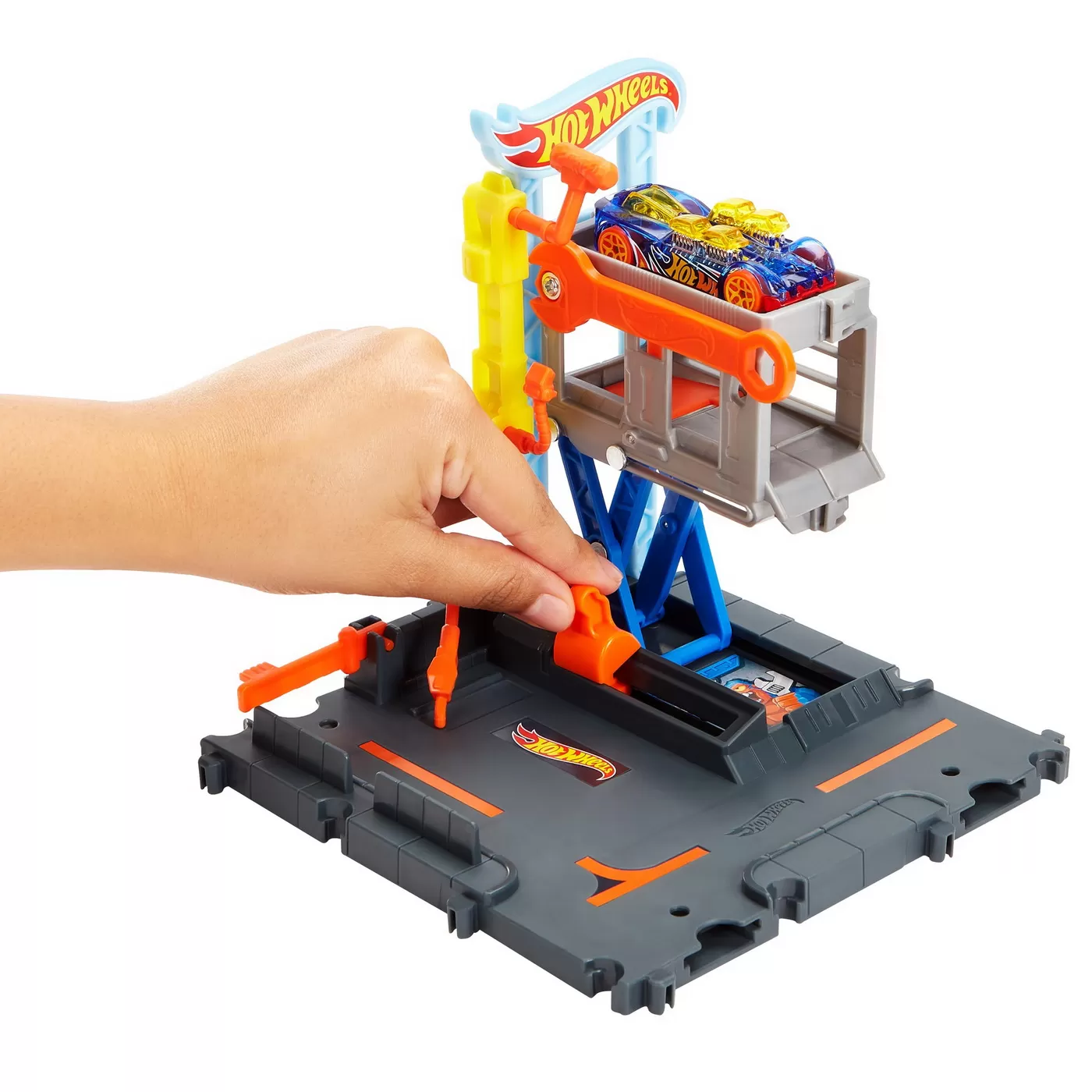 Hot wheels city atelier de reparatii, varsta de la 4 ani la 8 ani [3]