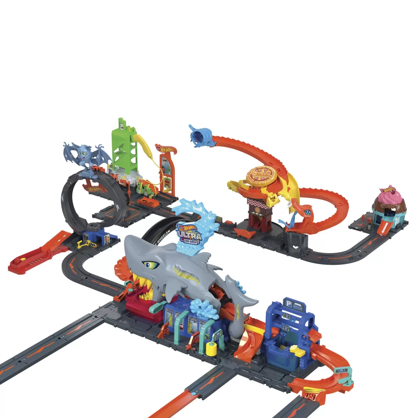 Hot wheels city color reveal spalatorie auto 91cm, varsta de la 3 ani la 8 ani [5]