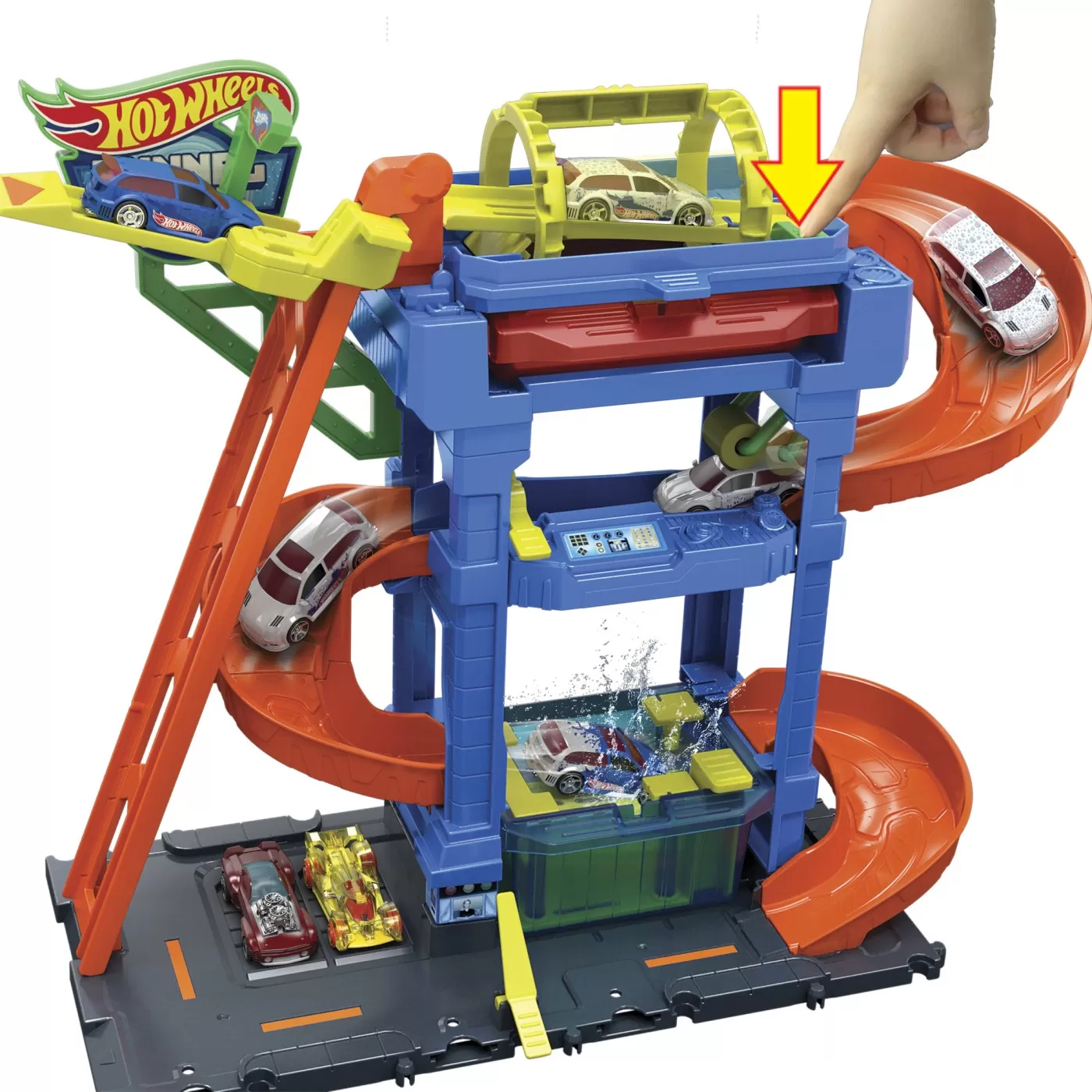 Hot wheels city color shifters spalatoria, varsta de la 3 ani la 8 ani [5]