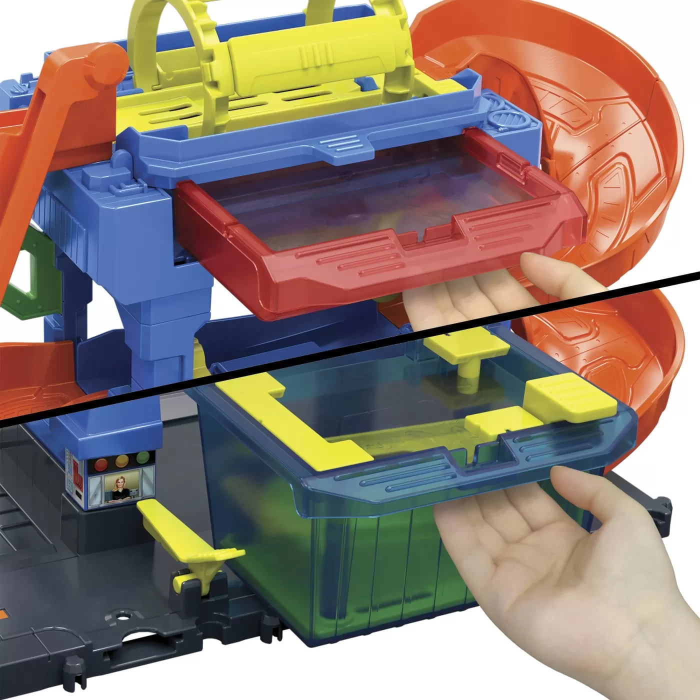 Hot wheels city color shifters spalatoria, varsta de la 3 ani la 8 ani [3]