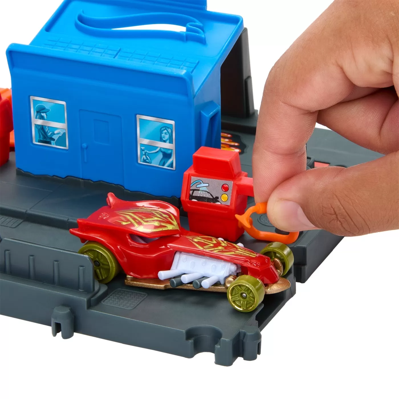 Hot wheels city explorer pista fuel station shift, varsta de la 4 ani la 8 ani [3]