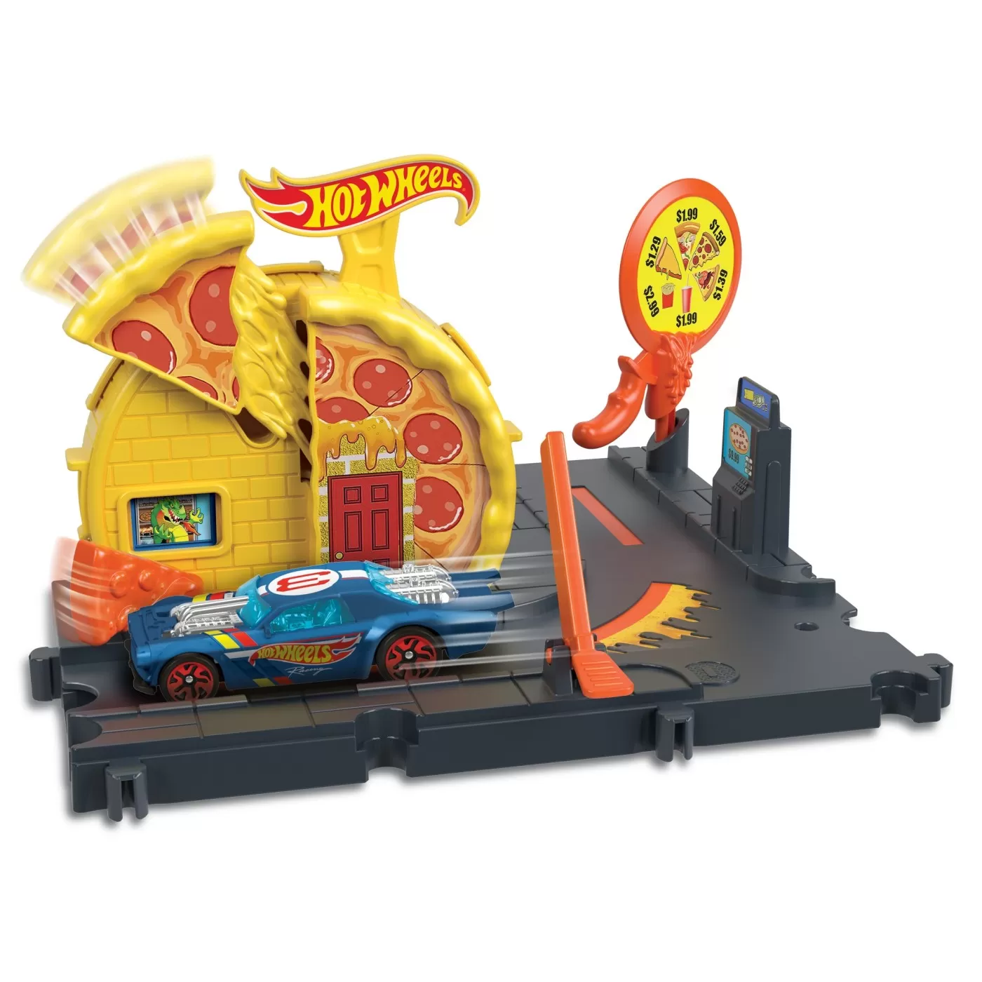 Hot wheels city explorer speedy pizza pick up, varsta de la 4 ani la 8 ani [5]