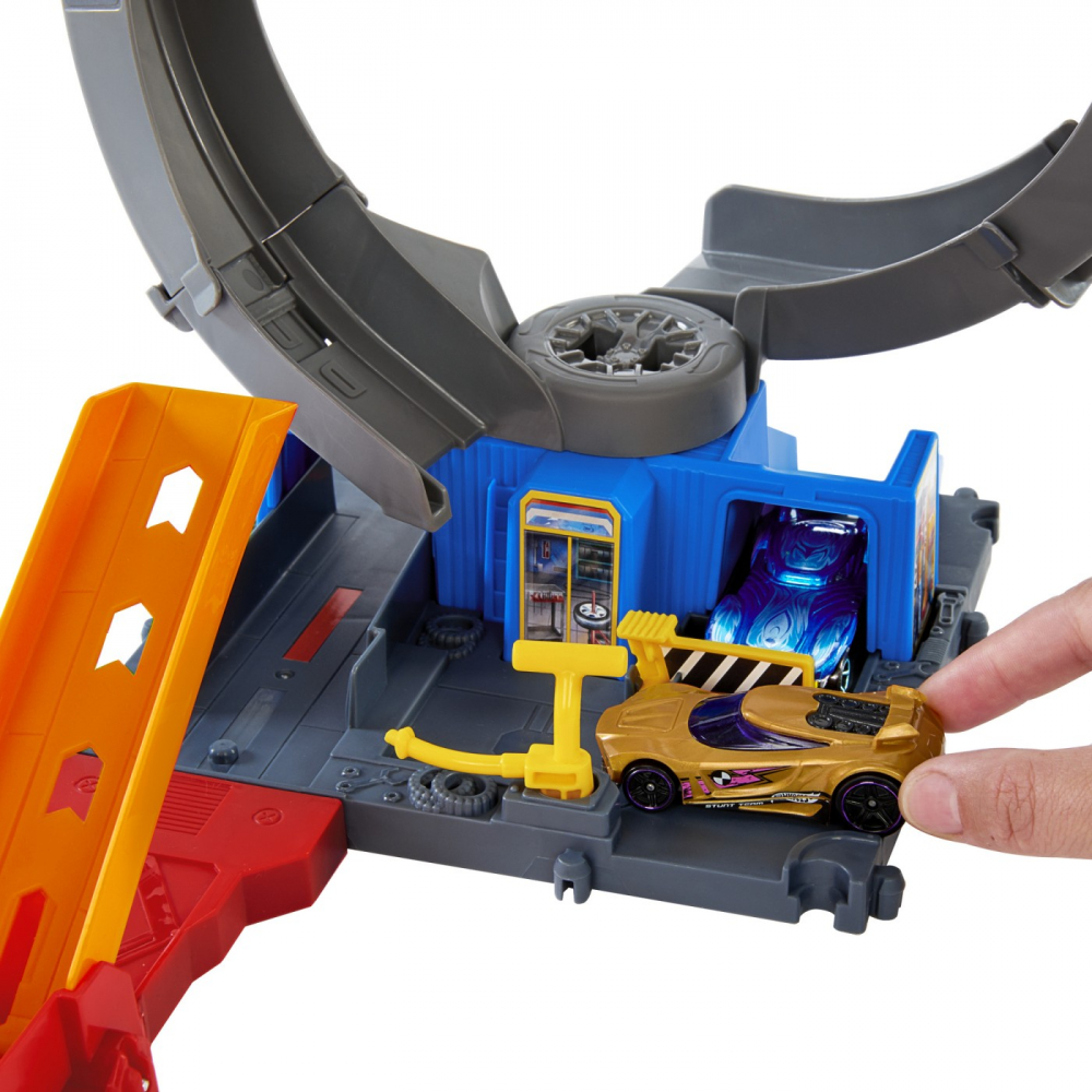 Hot wheels city pista inamicilor bucla liliacului, varsta de la 4 ani la 8 ani [6]