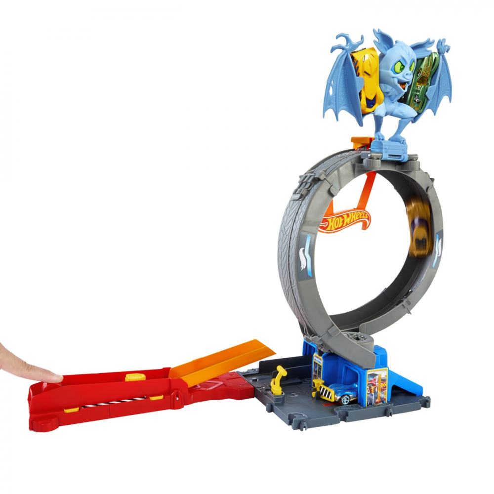 Hot wheels city pista inamicilor bucla liliacului, varsta de la 4 ani la 8 ani [2]