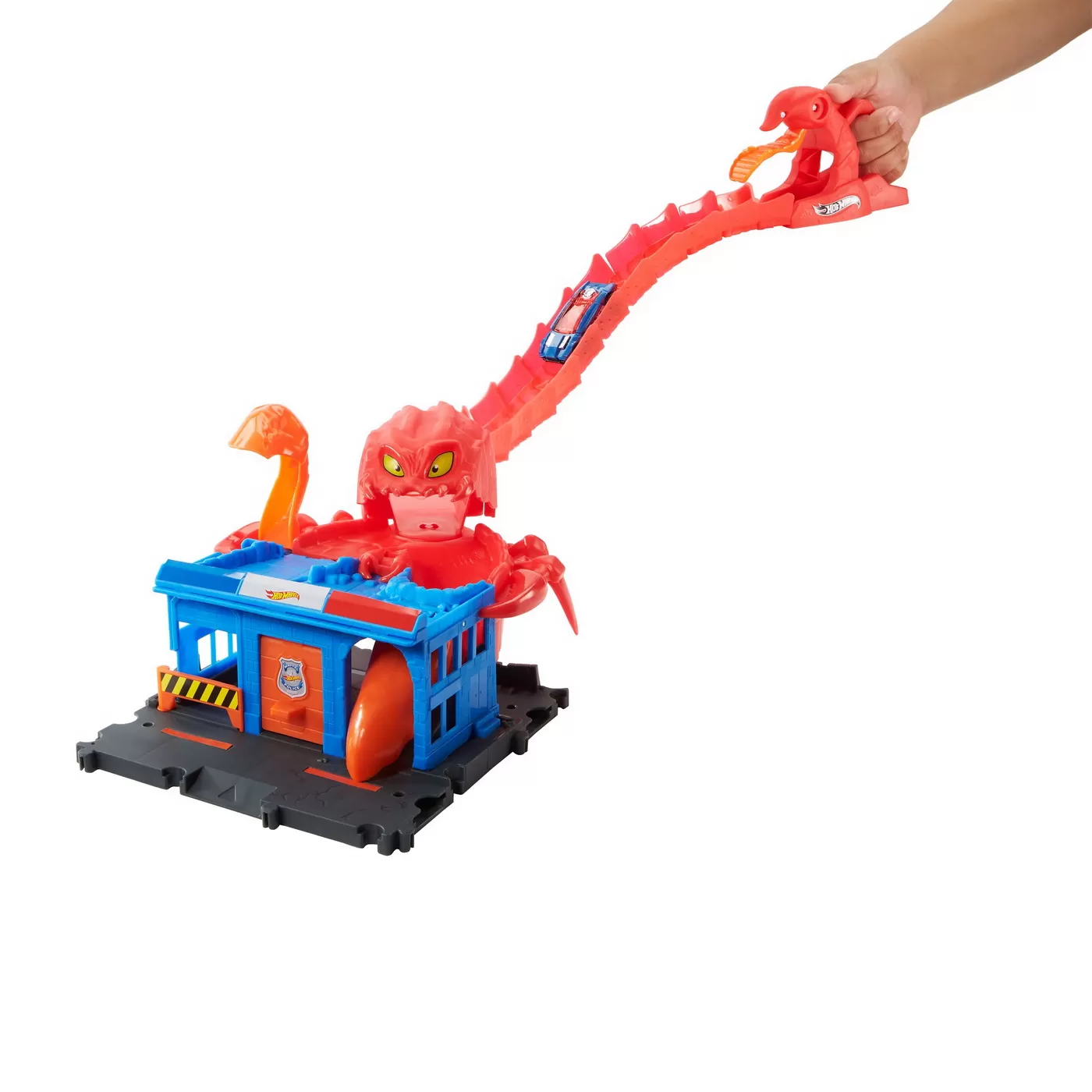 Hot wheels city pista inamicilor sectia de politie, varsta de la 4 ani la 8 ani [9]