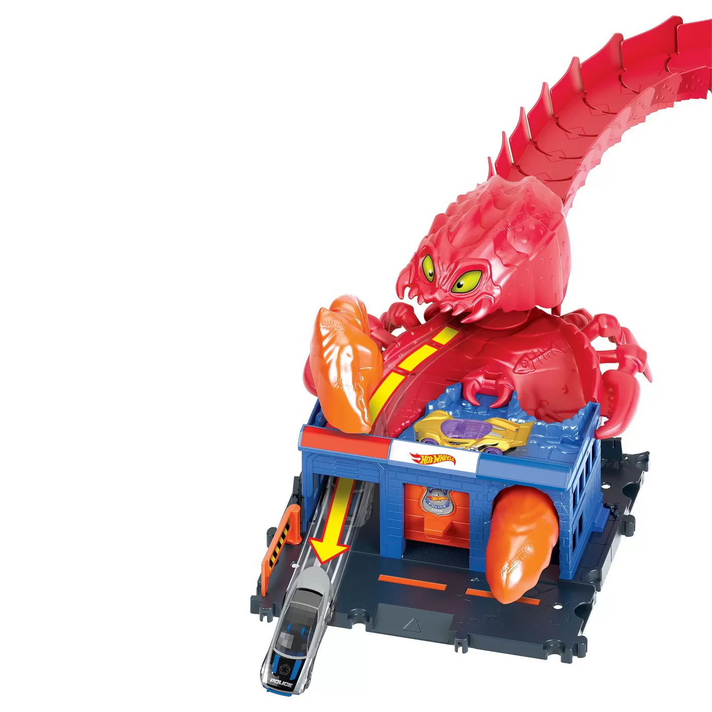 Hot wheels city pista inamicilor sectia de politie, varsta de la 4 ani la 8 ani [3]