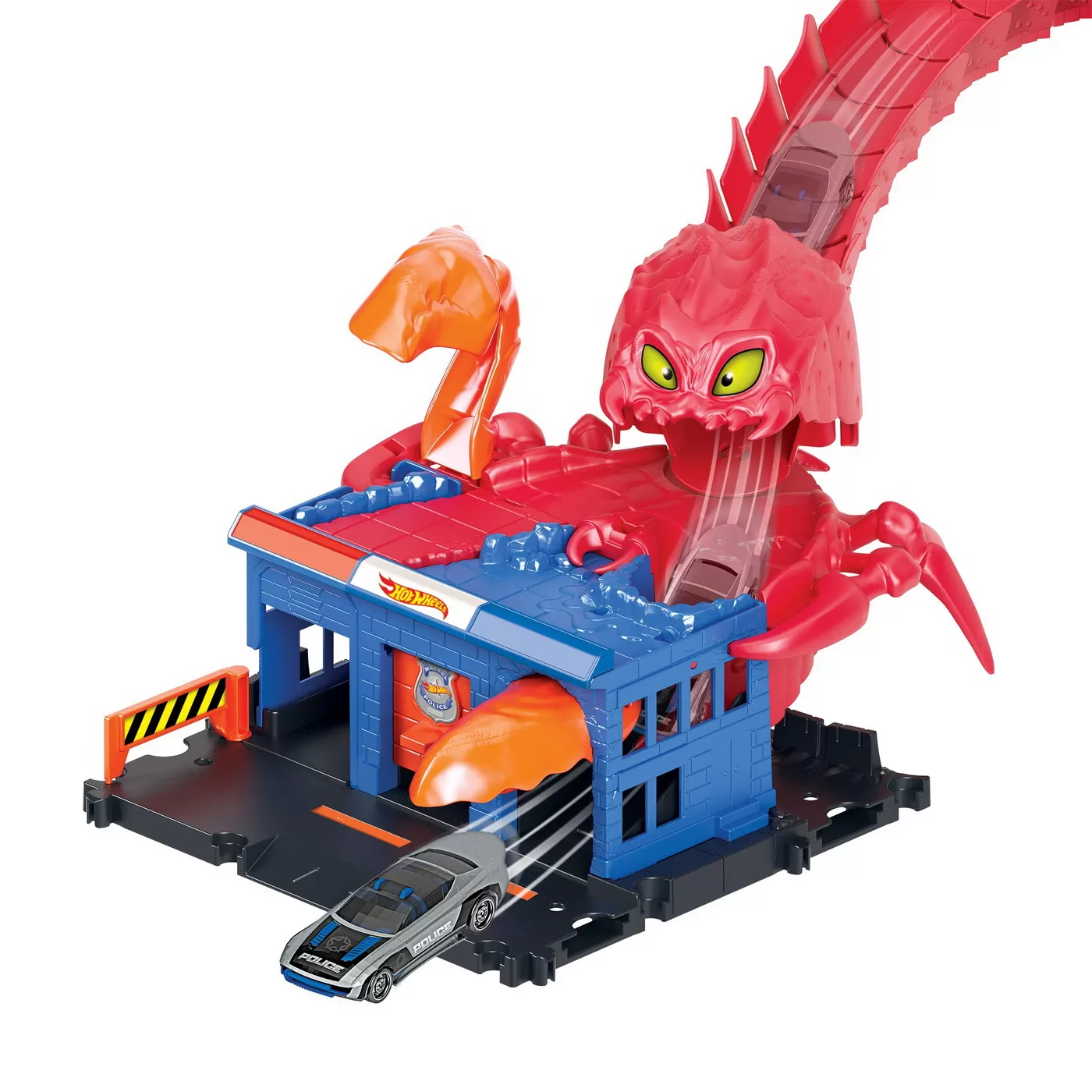 Hot wheels city pista inamicilor sectia de politie, varsta de la 4 ani la 8 ani [5]