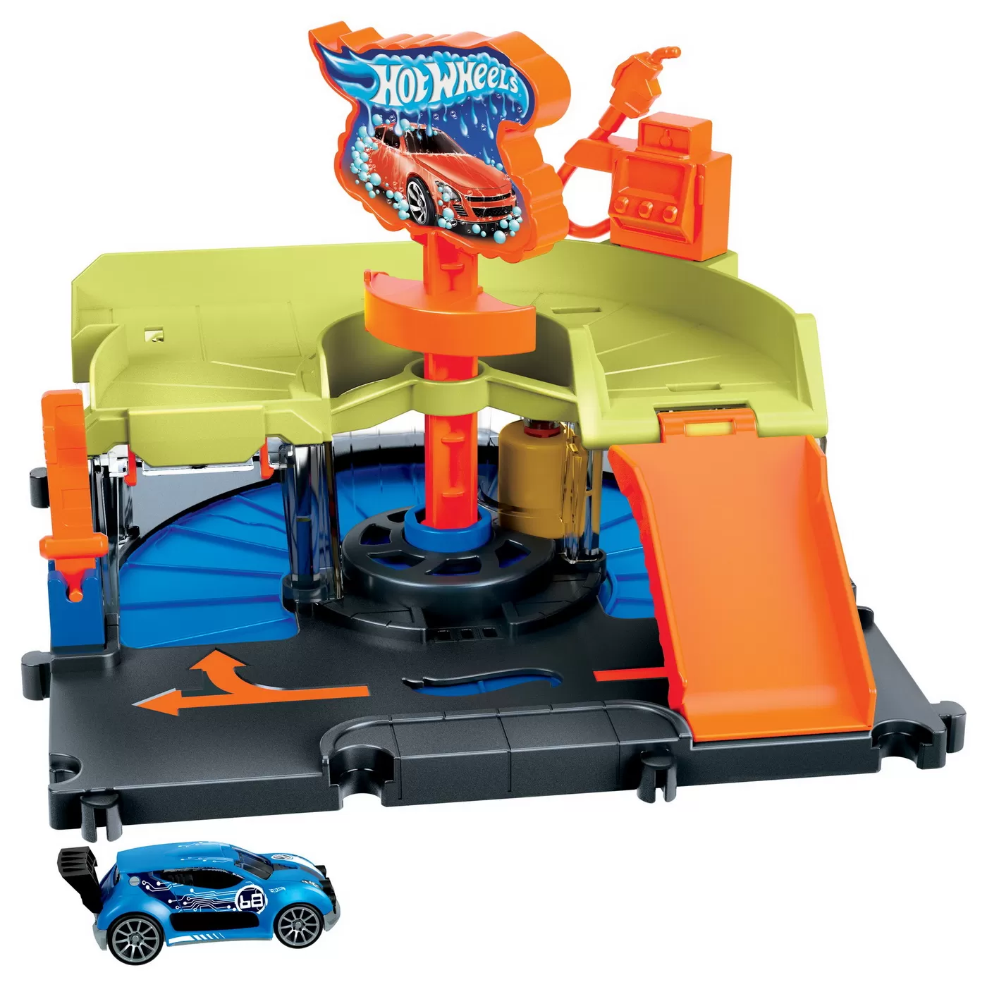 Hot wheels city spalatorie auto, varsta de la 4 ani la 8 ani [2]