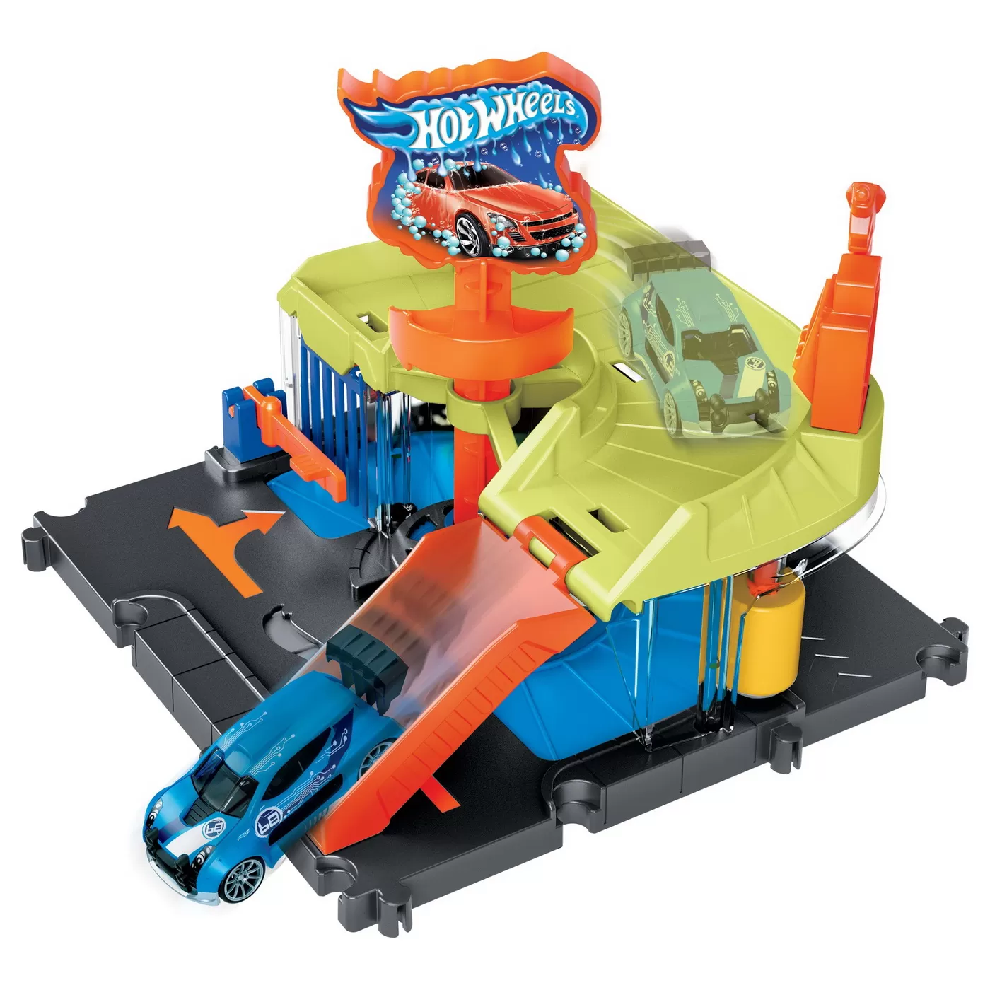 Hot wheels city spalatorie auto, varsta de la 4 ani la 8 ani [5]