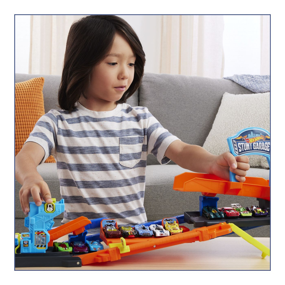 Hot wheels city transformarea garajului de cascadorii cu masinuta inclusa copii 4 ani - 9 ani [3]
