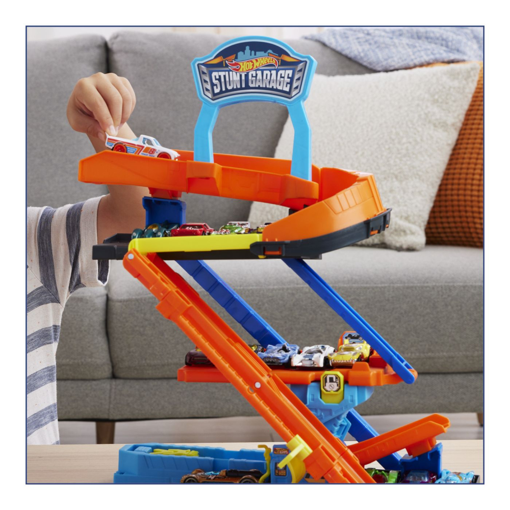 Hot wheels city transformarea garajului de cascadorii cu masinuta inclusa copii 4 ani - 9 ani [8]