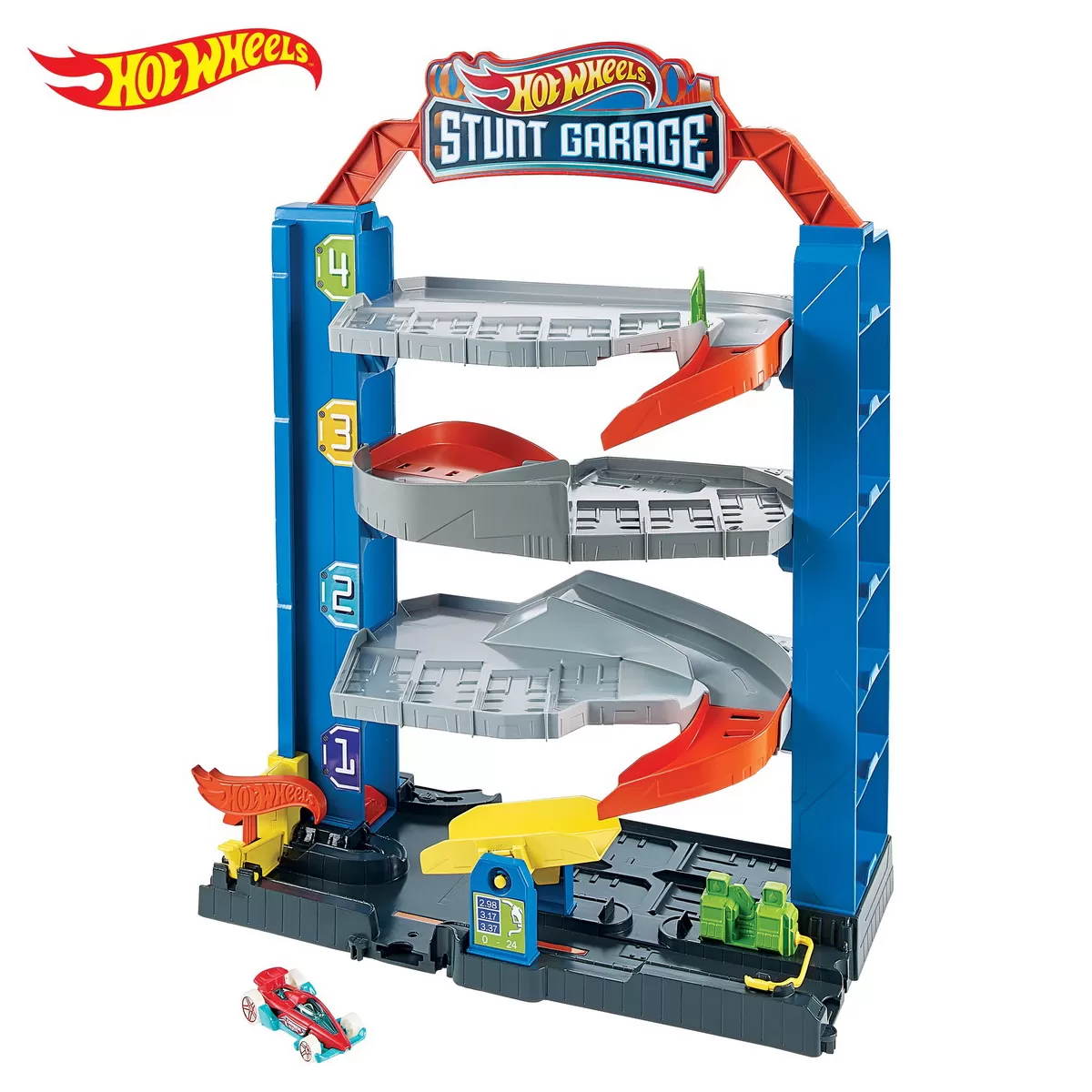 Hot wheels garajul cu cascadorii, varsta de la 4 ani la 10 ani [2]