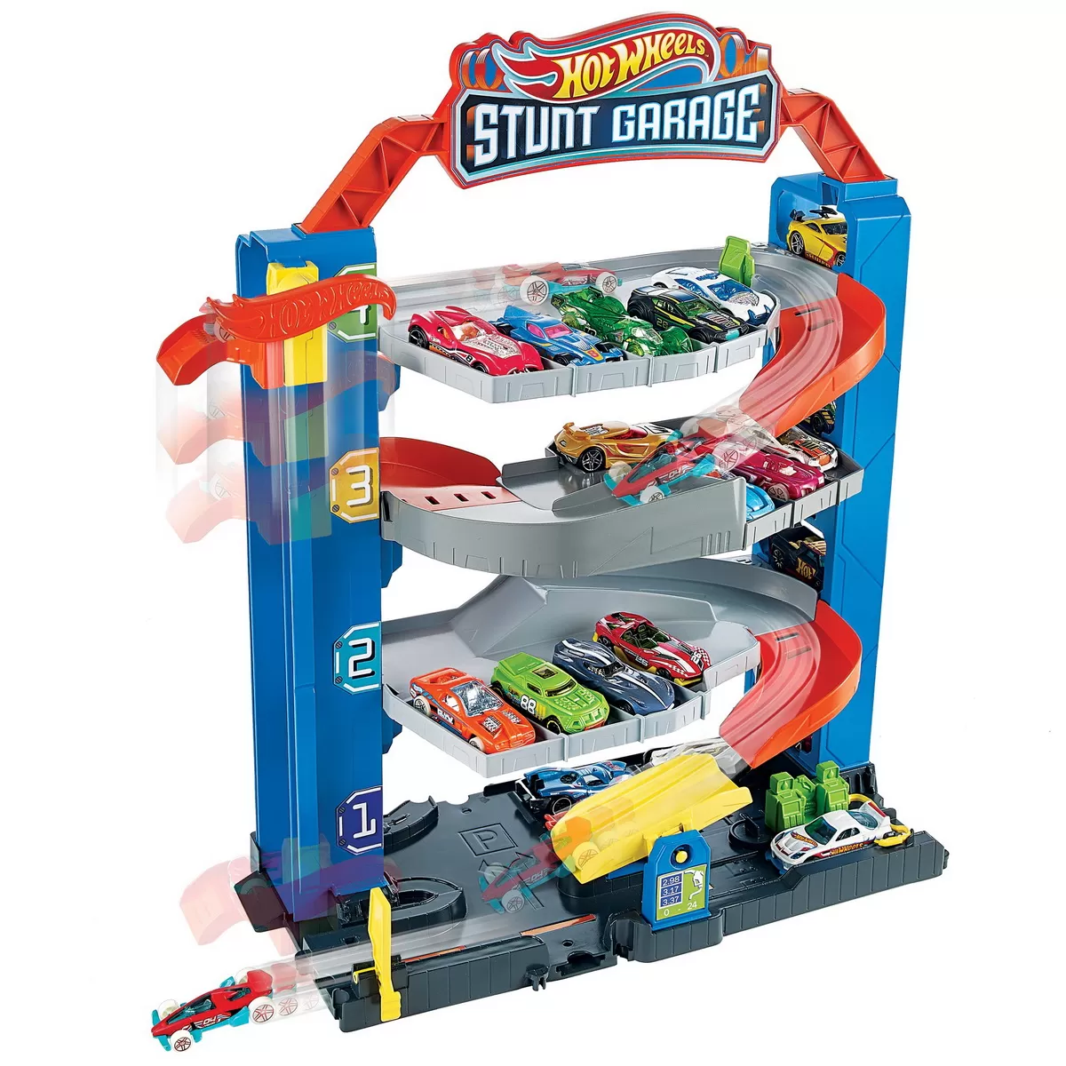 Hot wheels garajul cu cascadorii, varsta de la 4 ani la 10 ani [9]