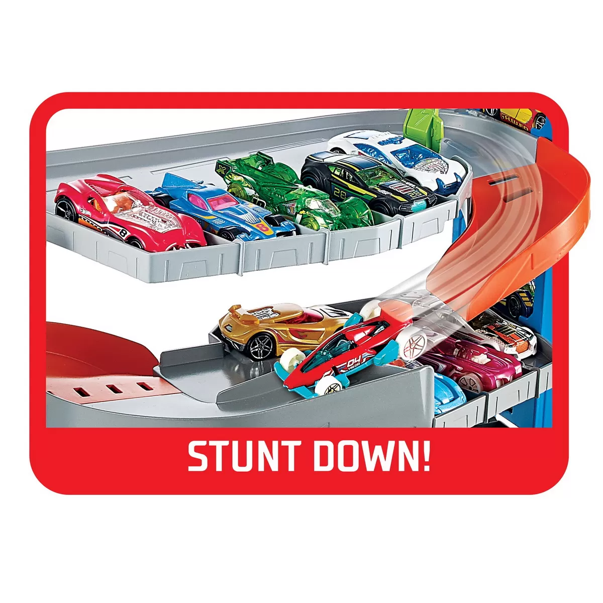 Hot wheels garajul cu cascadorii, varsta de la 4 ani la 10 ani [7]