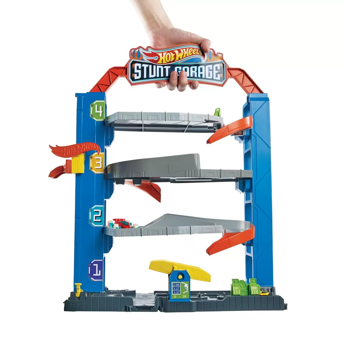 Hot wheels garajul cu cascadorii, varsta de la 4 ani la 10 ani [6]