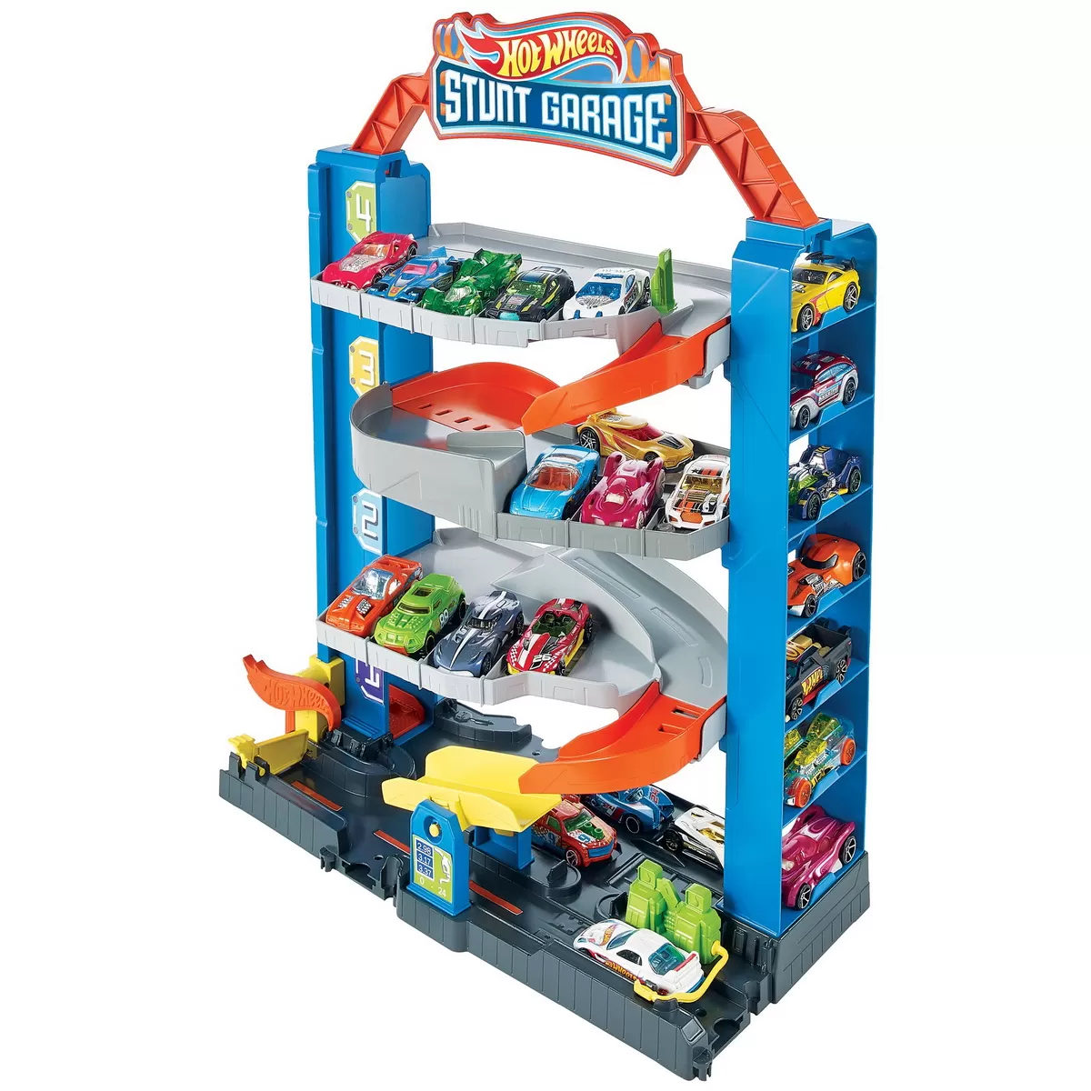 Hot wheels garajul cu cascadorii, varsta de la 4 ani la 10 ani [8]