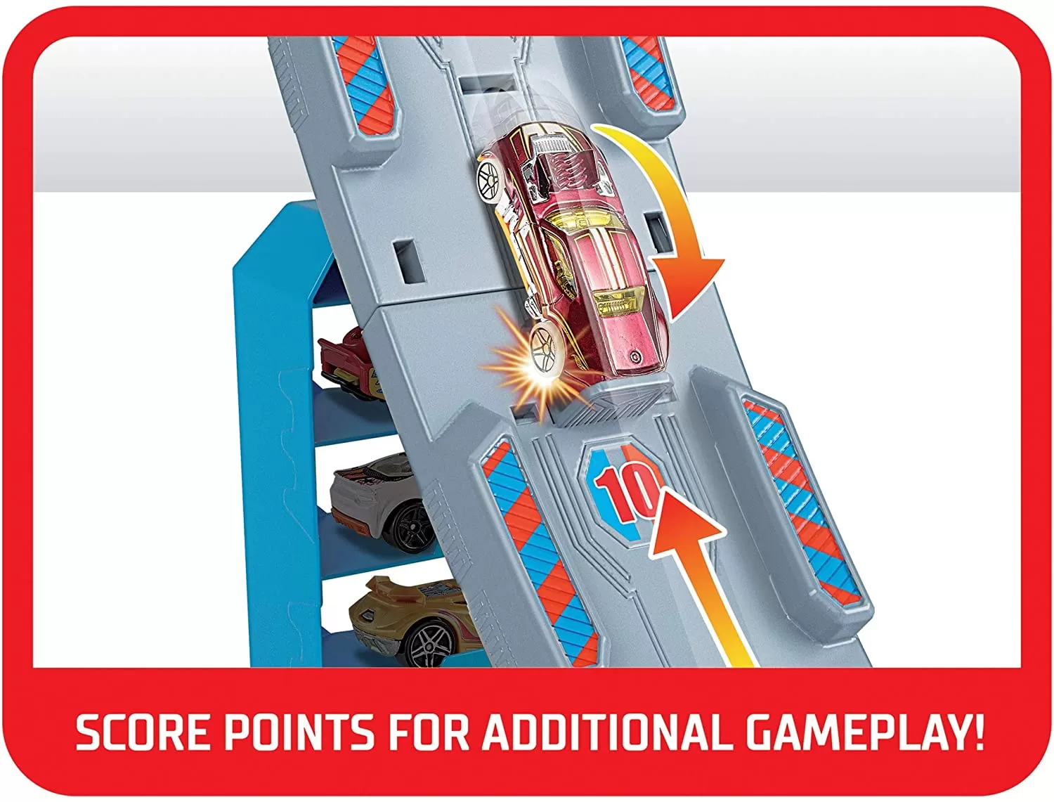 Hot wheels lansator cu masinuta power up the hill, varsta de la 3 ani la 9 ani [5]