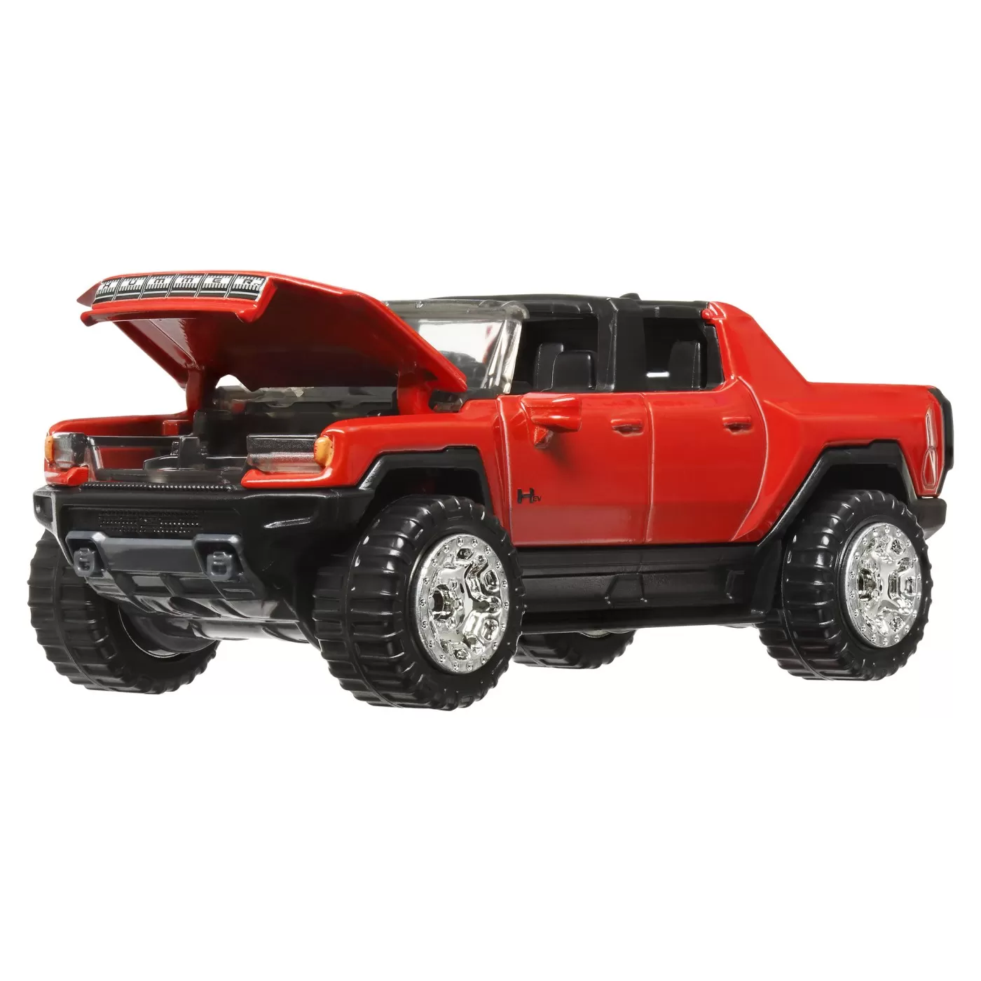 Hot wheels masinuta metalica cu sistem pull back gmc hummer ev scara 1:43, varsta de la 3 ani la 7 ani [3]