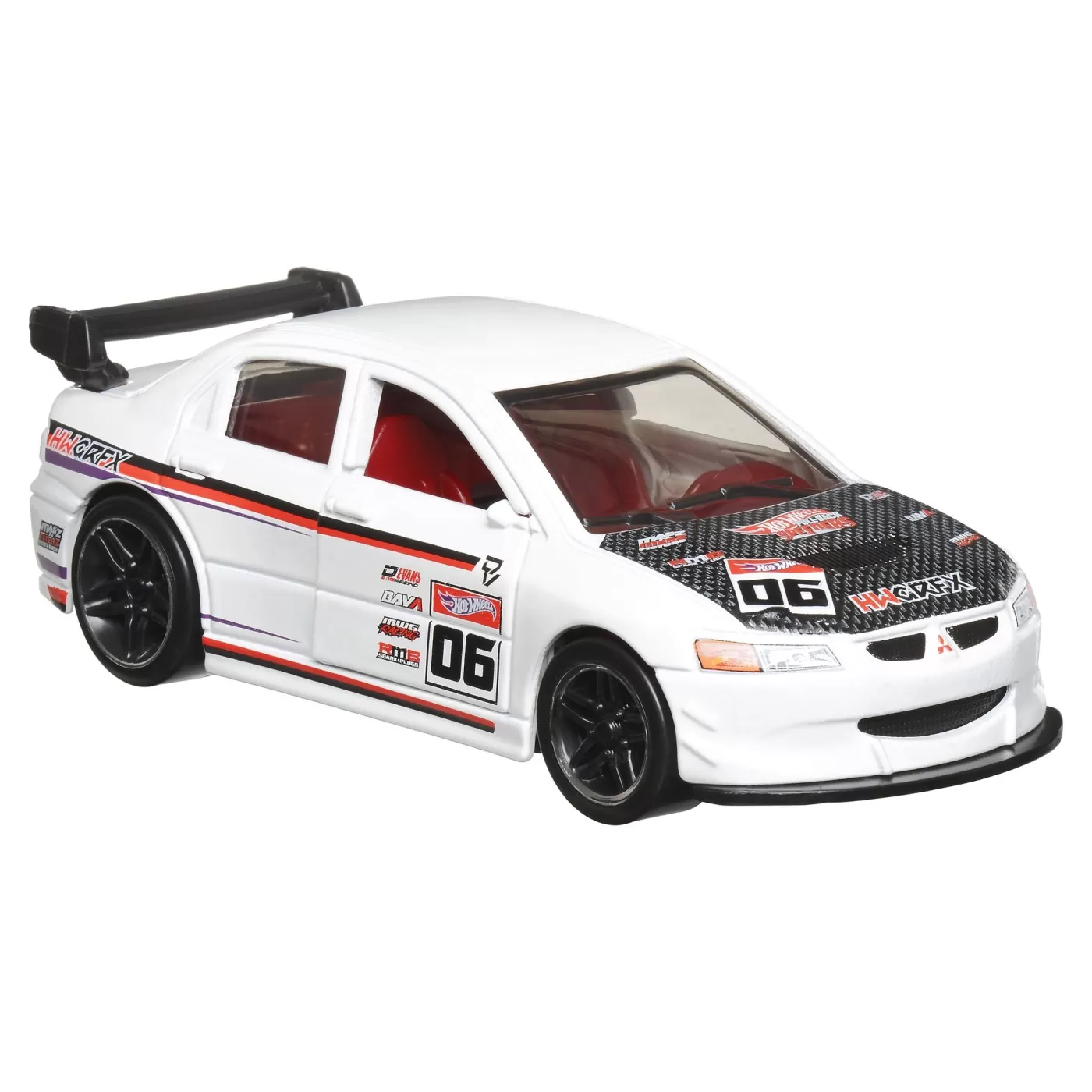 Hot wheels masinuta metalica cu sistem pull back lancer evolution ix scara 1:43, varsta de la 3 ani la 7 ani [6]