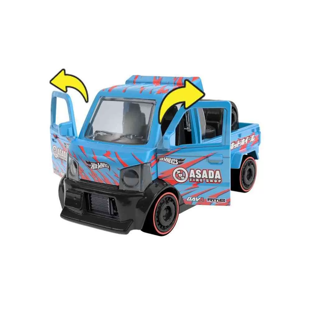 Hot wheels masinuta metalica cu sistem pull back mighty k scara 1:43, varsta de la 3 ani la 7 ani [3]