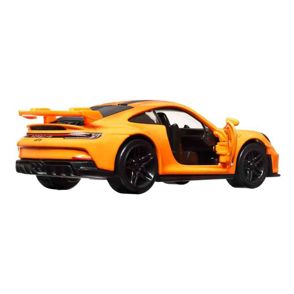 Hot wheels masinuta metalica cu sistem pull back porsche 911 gt3 scara 1:43 [3]