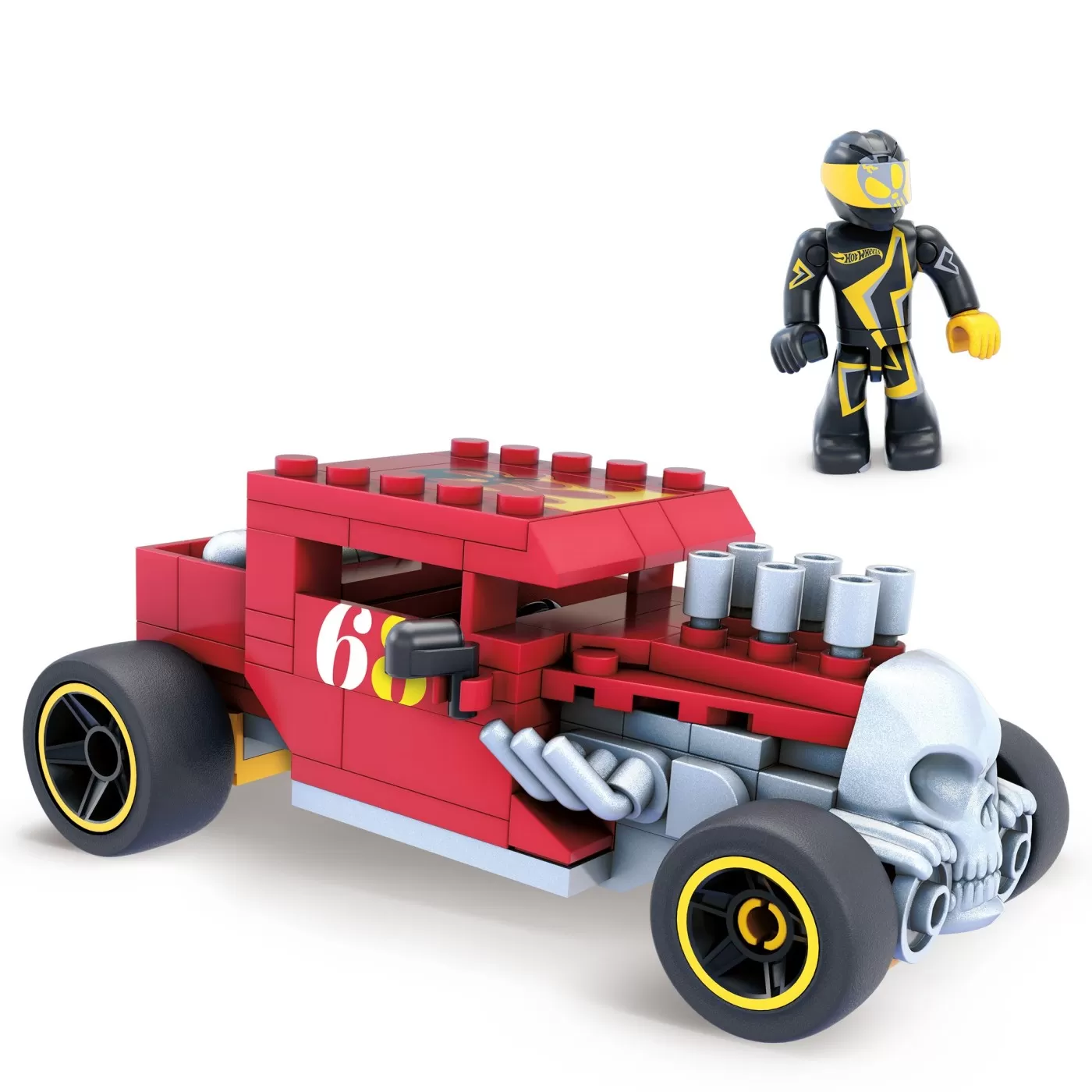 Hot wheels mega masinuta construibila bone shaker, varsta de la 5 ani la 12 ani [2]