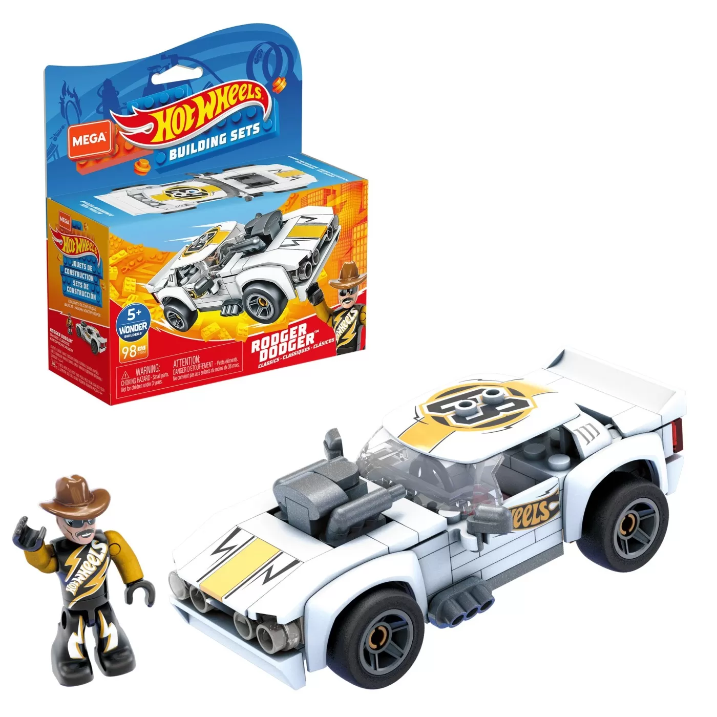 Hot wheels mega masinuta construibila rodger dodger, varsta de la 5 ani la 12 ani [3]