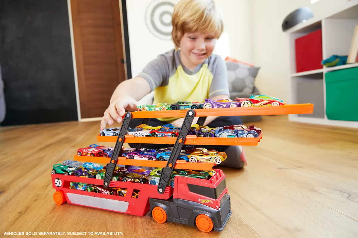 Hot wheels mega transportatorul de masini, varsta de la 3 ani la 10 ani [5]