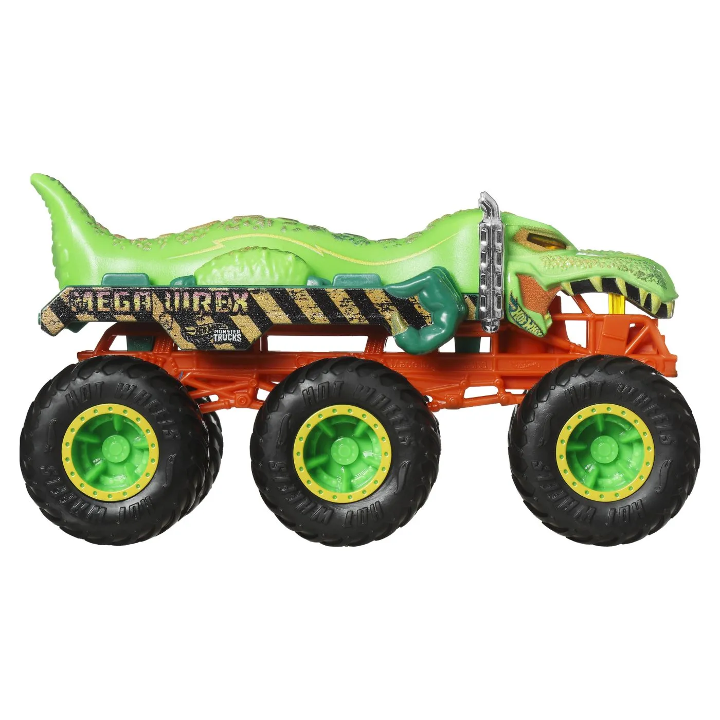 Hot wheels monster truck big rigs masinuta metalica cu 6 roti mega-wrex scara 1 la 64 ,  3 -7 ani [3]
