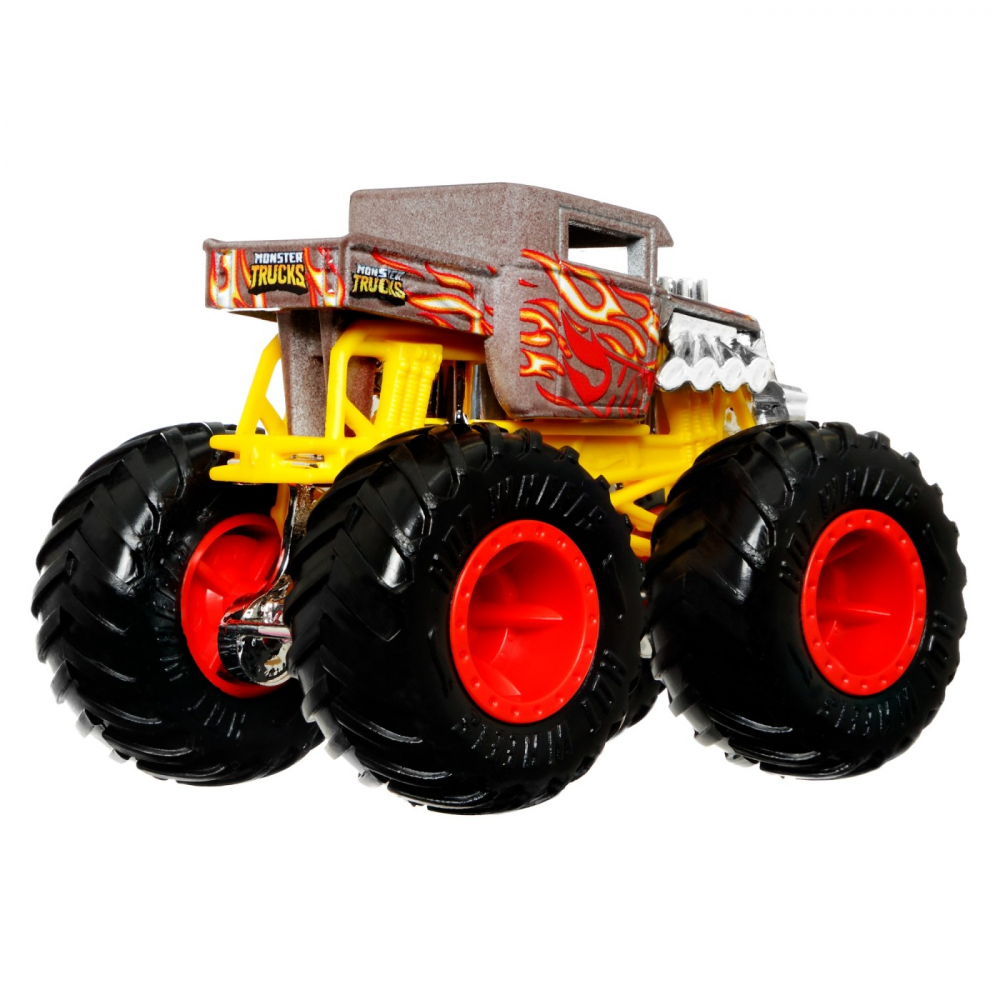 Hot wheels monster truck camion bone shaker cu culori schimbatoare scara 1:64, varsta de la 3 ani la 10 ani [4]