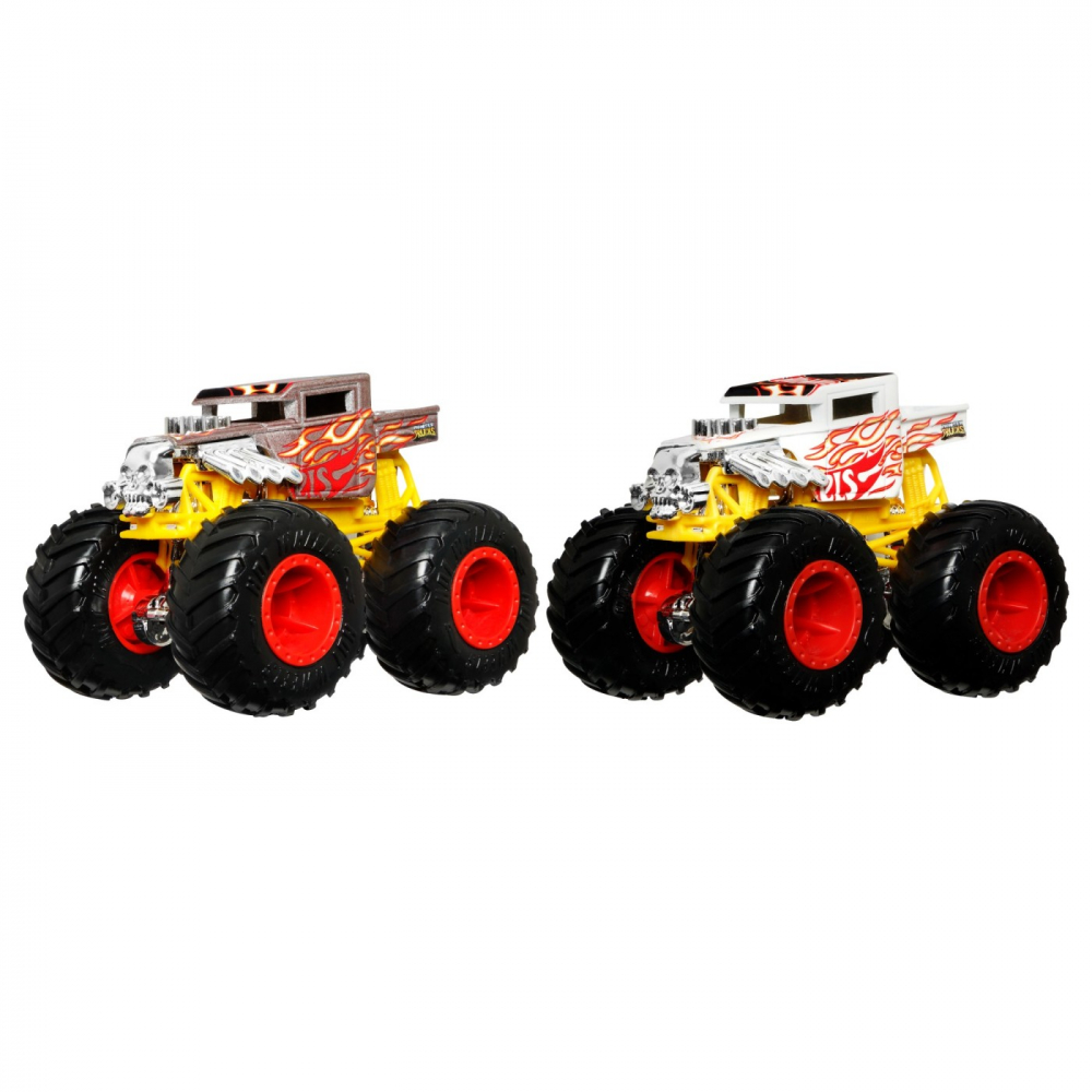 Hot wheels monster truck camion bone shaker cu culori schimbatoare scara 1:64, varsta de la 3 ani la 10 ani [3]