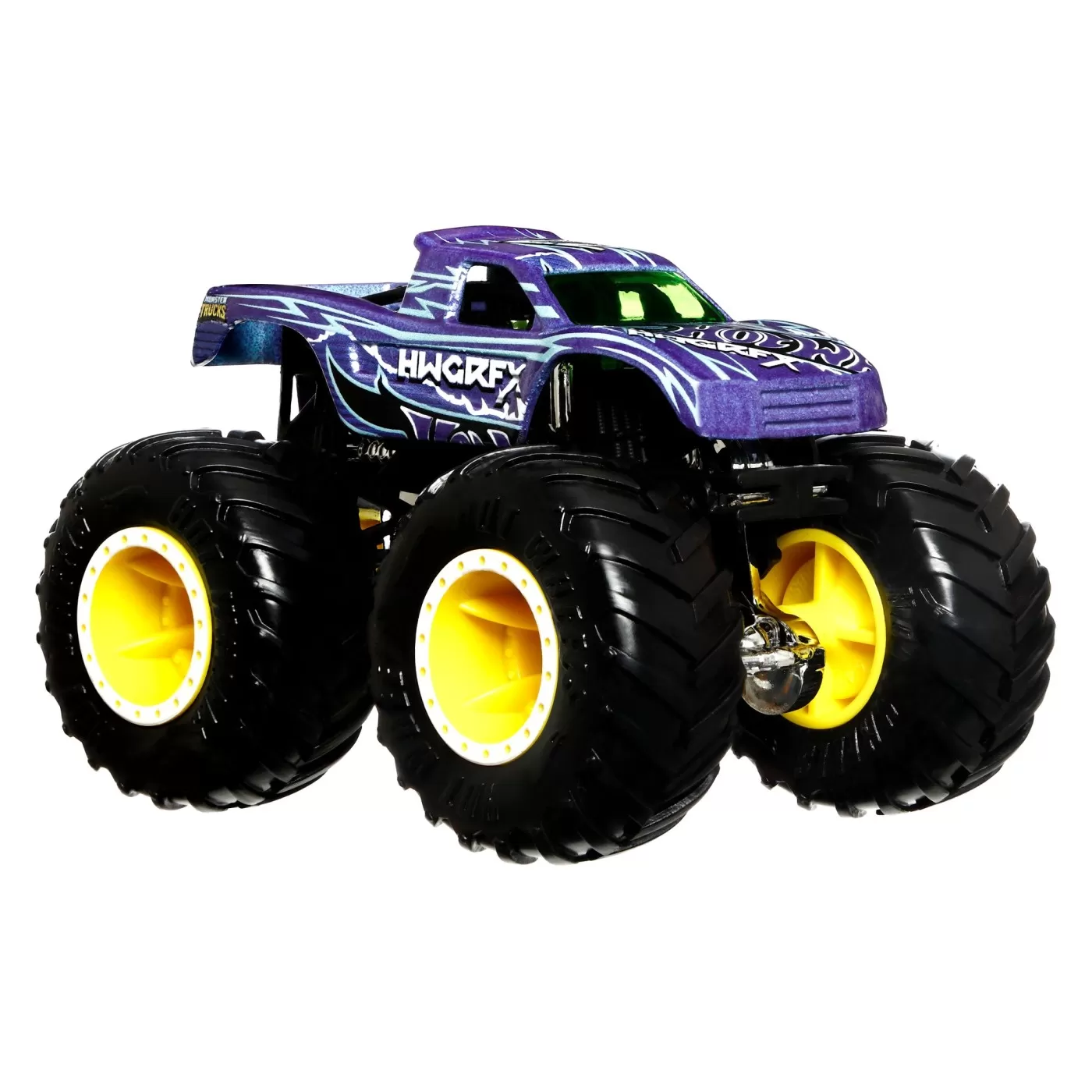Hot wheels monster truck camion podium crasher cu culori schimbatoare scara 1:64, varsta de la 3 ani la 10 ani [5]