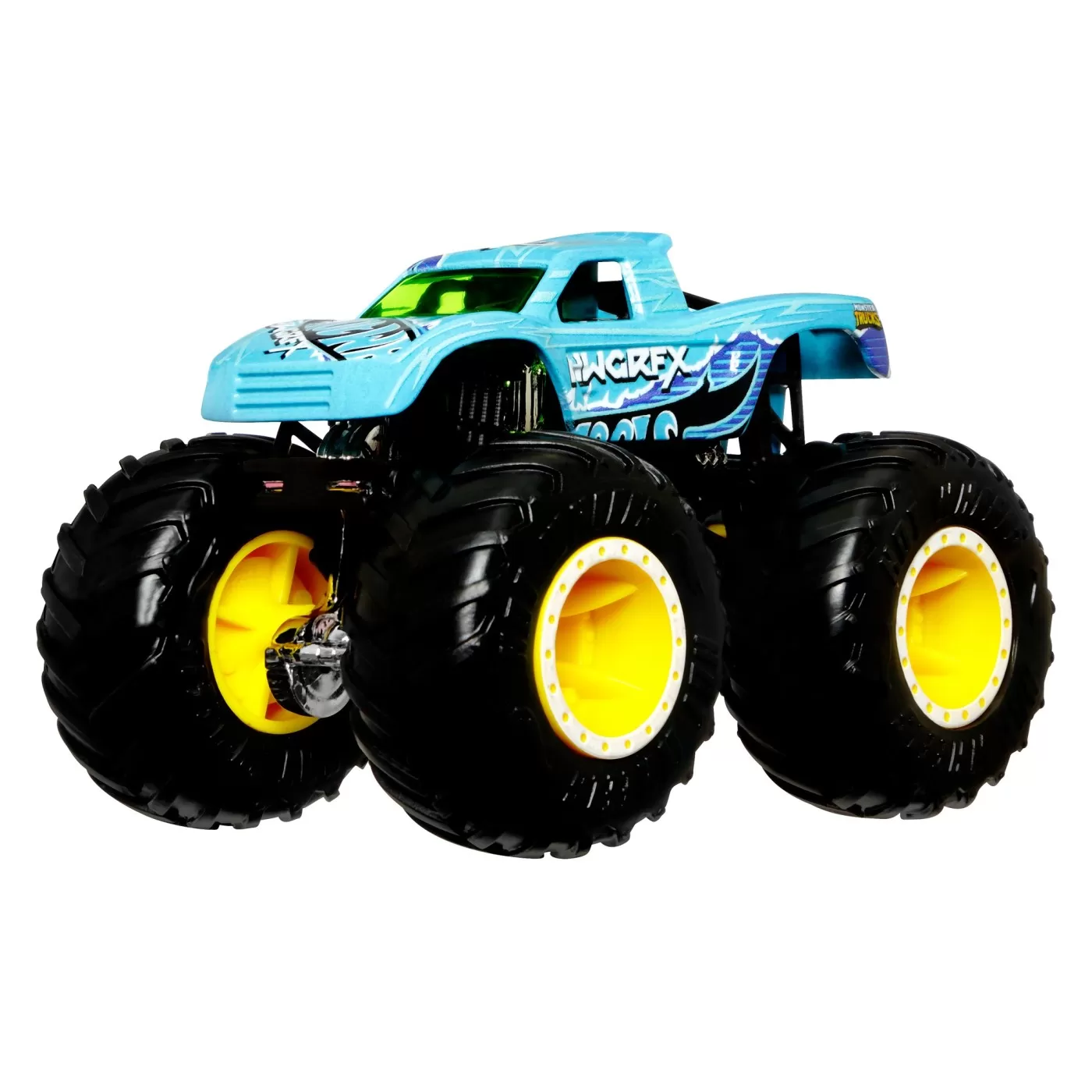 Hot wheels monster truck camion podium crasher cu culori schimbatoare scara 1:64, varsta de la 3 ani la 10 ani [2]