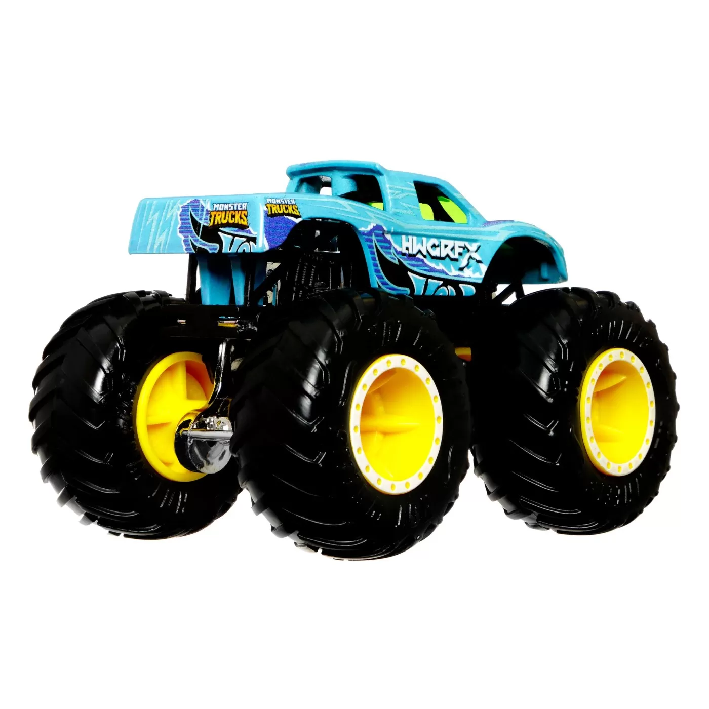 Hot wheels monster truck camion podium crasher cu culori schimbatoare scara 1:64, varsta de la 3 ani la 10 ani [3]