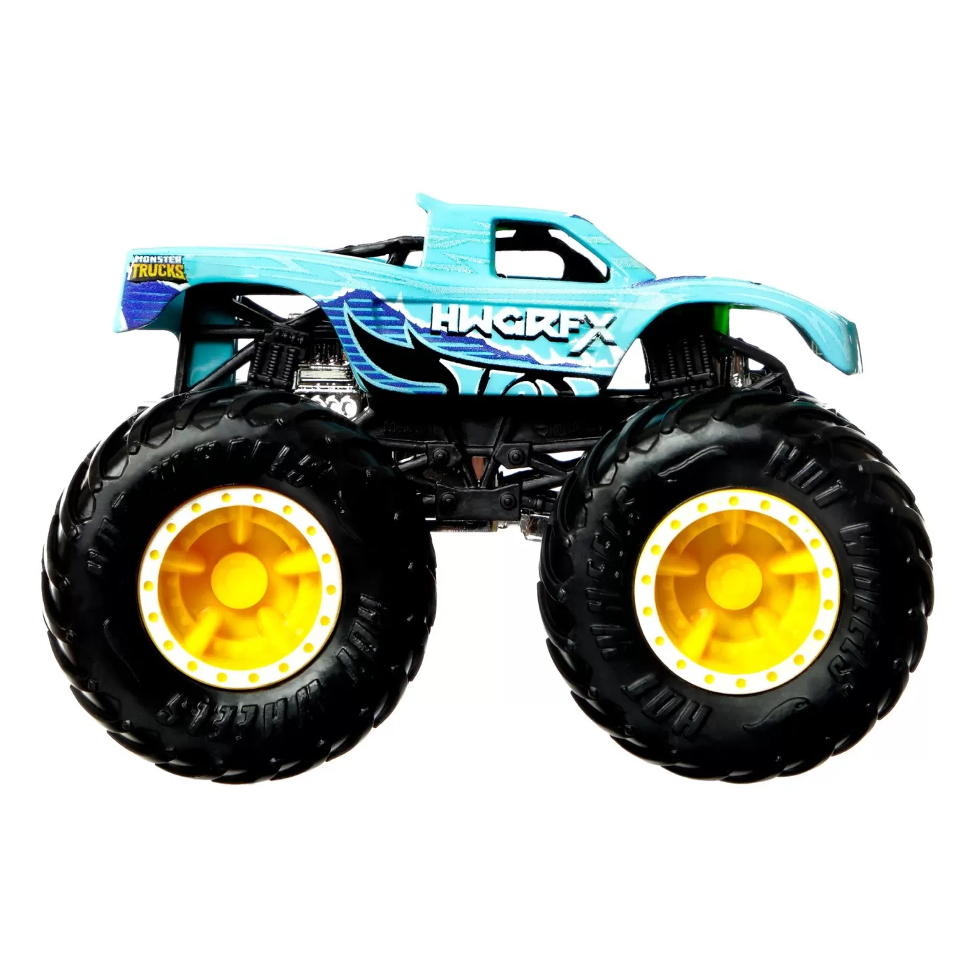 Hot wheels monster truck camion podium crasher cu culori schimbatoare scara 1:64, varsta de la 3 ani la 10 ani [4]