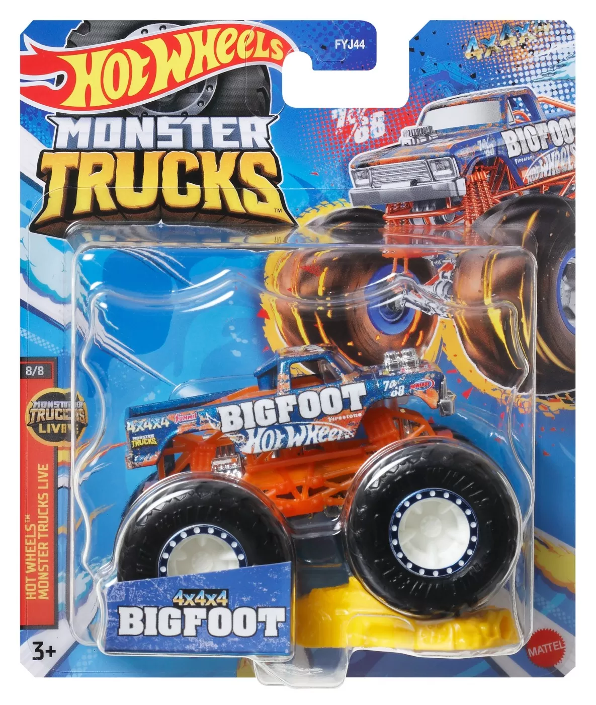 Hot wheels monster truck masinuta bigfoot scara 1:64, varsta de la 3 ani la 14 ani [1]