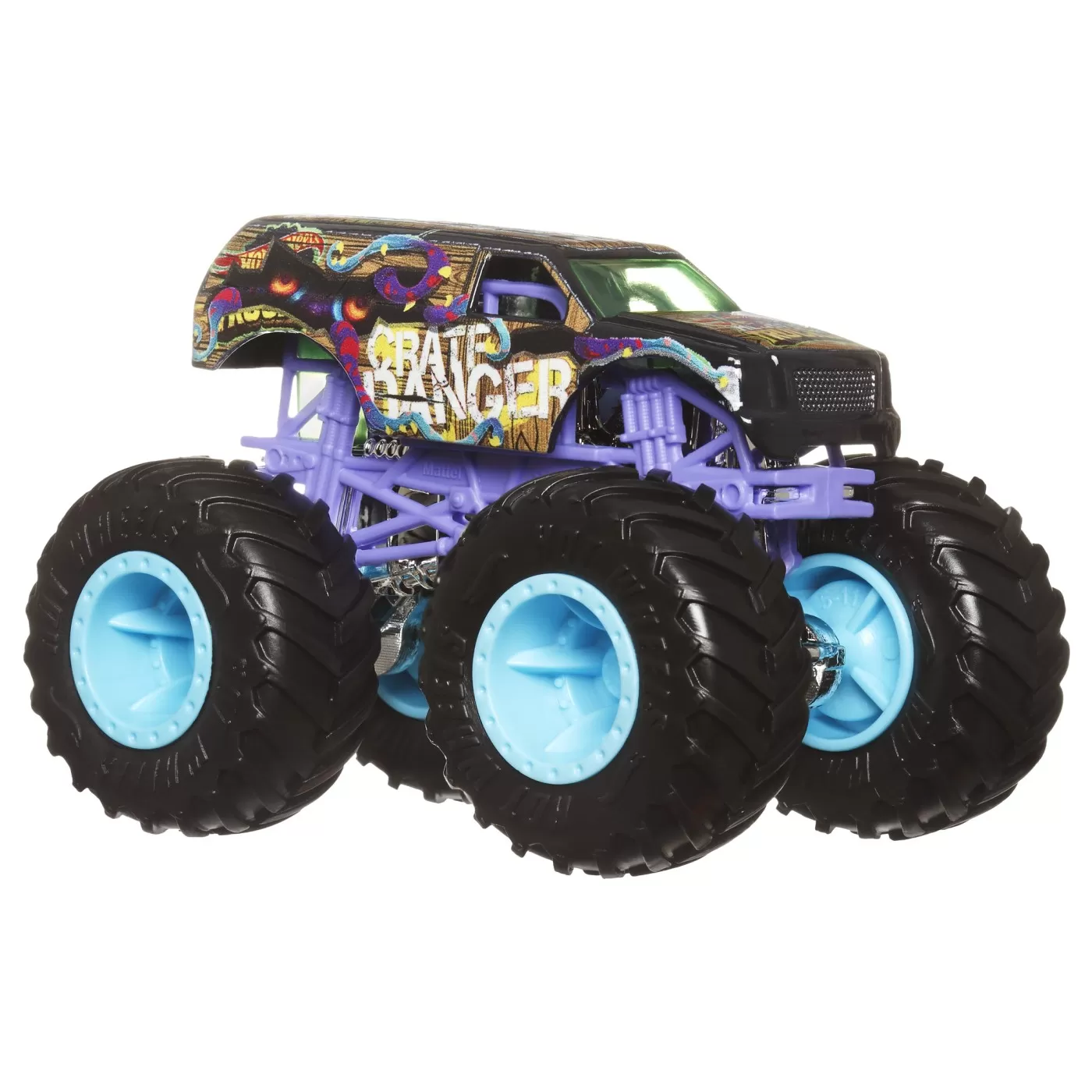 Hot wheels monster truck masinuta crate danger scara 1:64, varsta de la 3 ani la 14 ani [4]