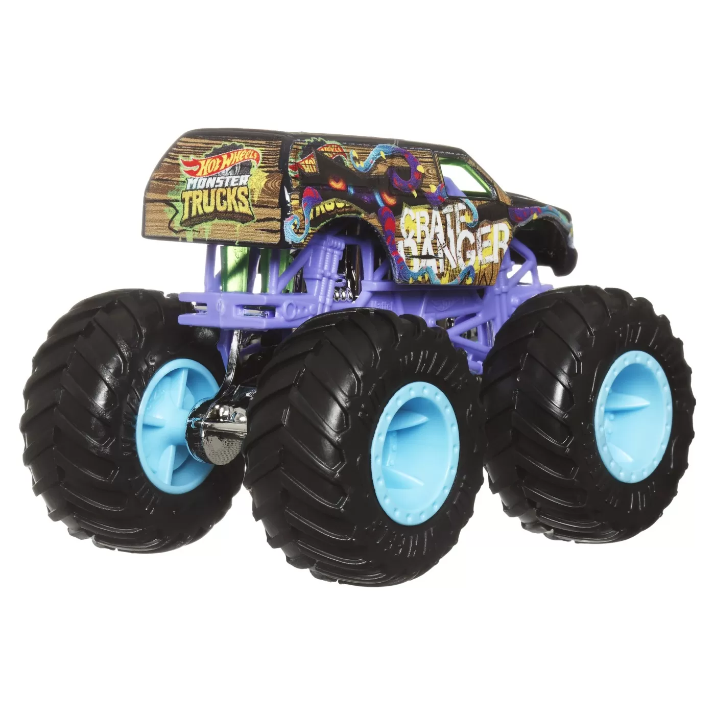Hot wheels monster truck masinuta crate danger scara 1:64, varsta de la 3 ani la 14 ani [5]